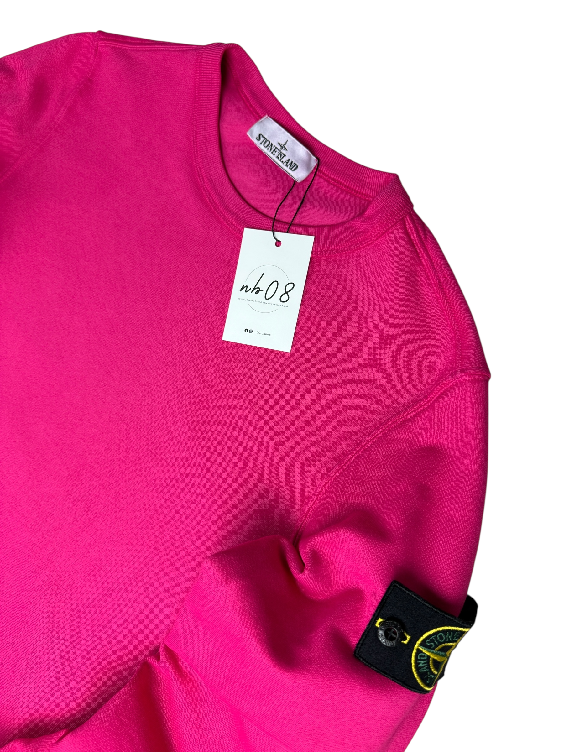 Pull Stone Island rose taille S - Vue de dos