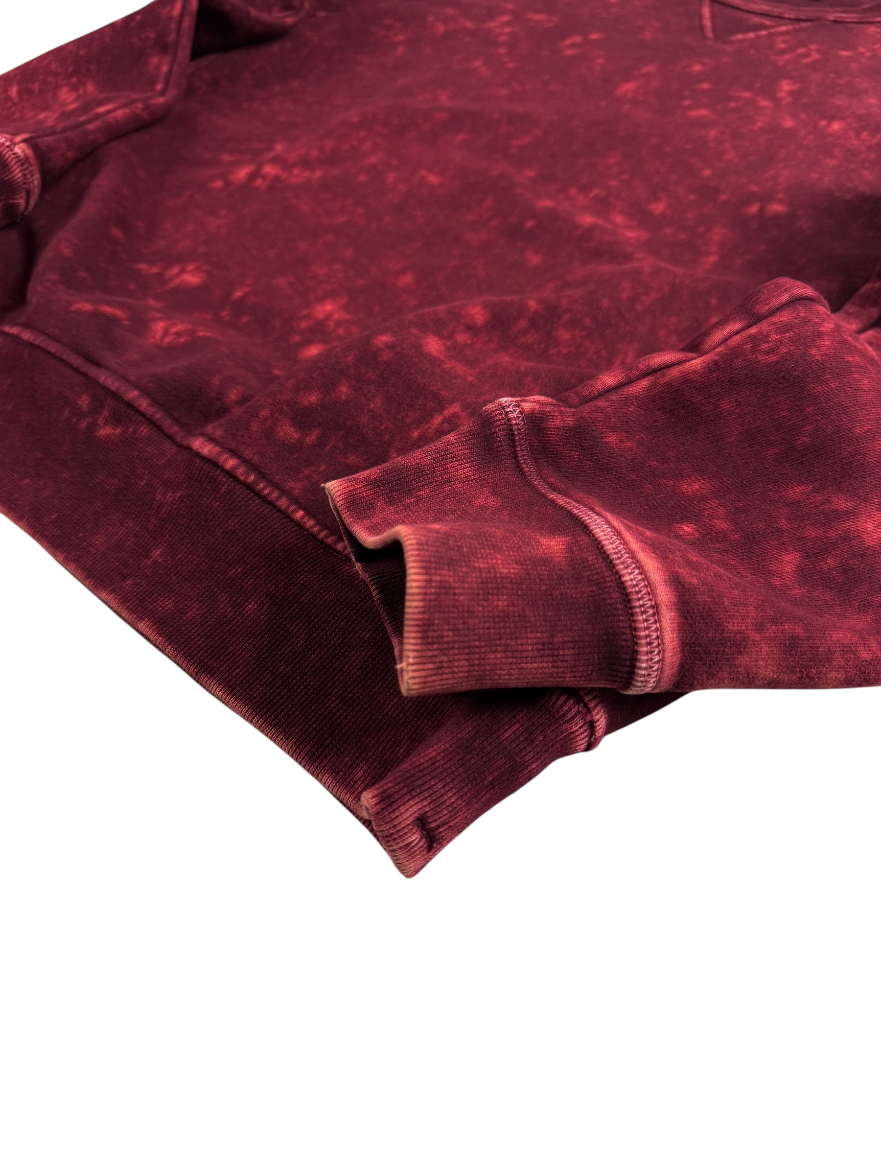 Pull Stone Island rouge taille M - Vue côté