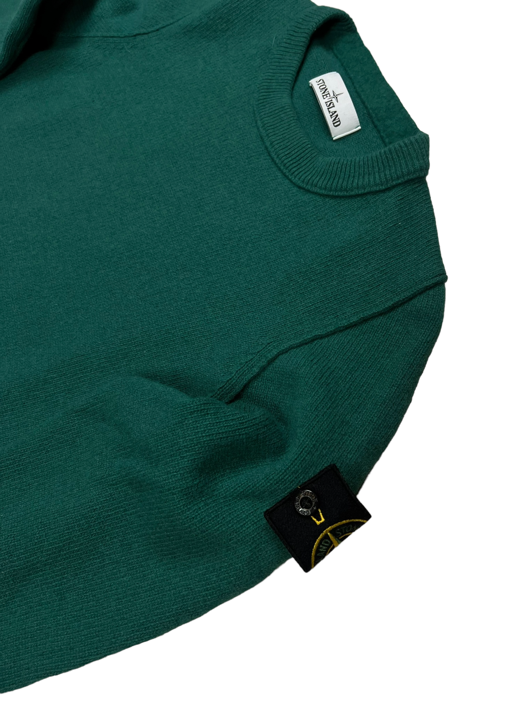 Pull Stone Island vert taille S - Vue de dos