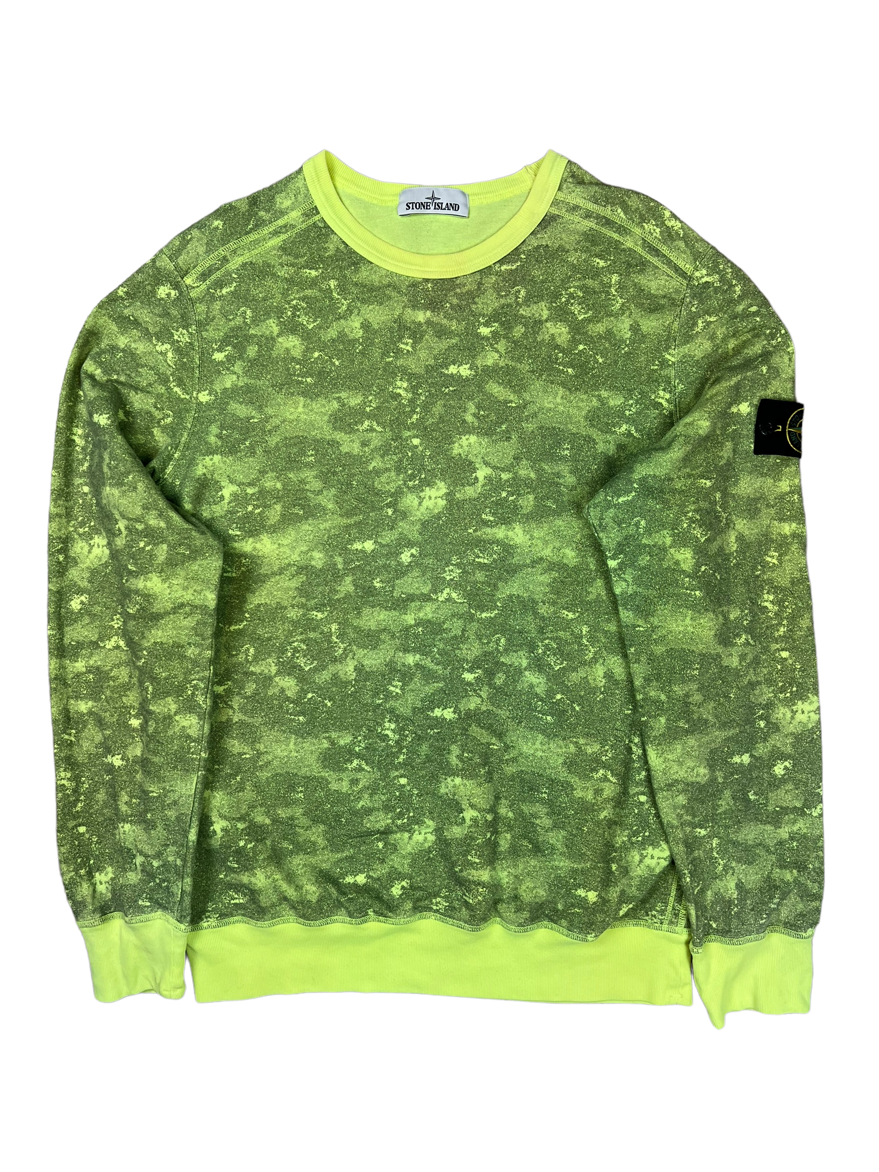 Pull Stone Island vert taille XL - Vue de face