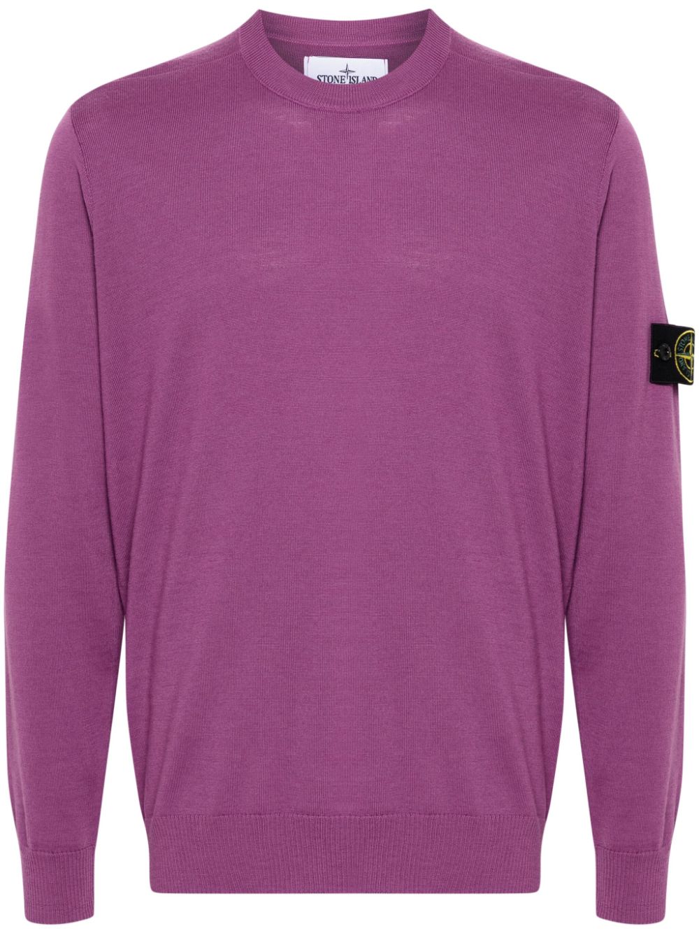 Pull Stone Island violet taille M - Vue de face