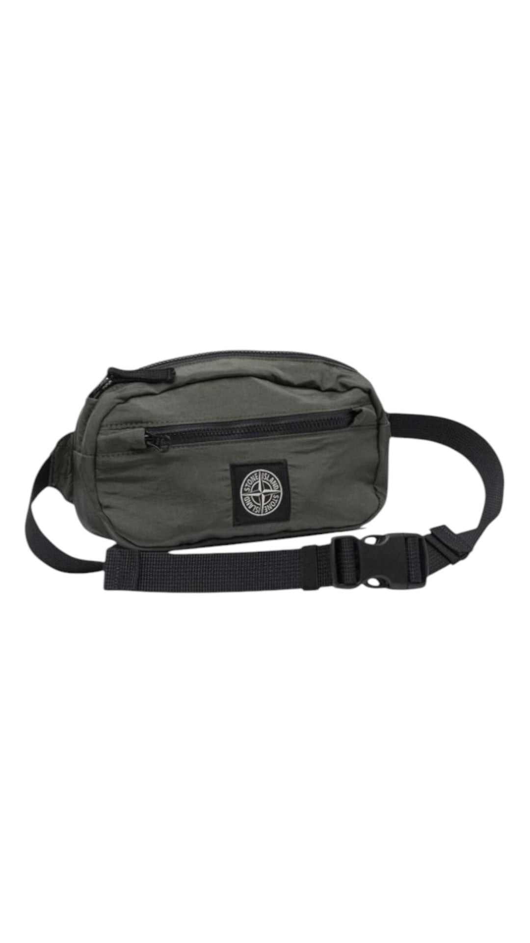 Sacoche Stone Island kaki taille JUNIOR - Vue de face
