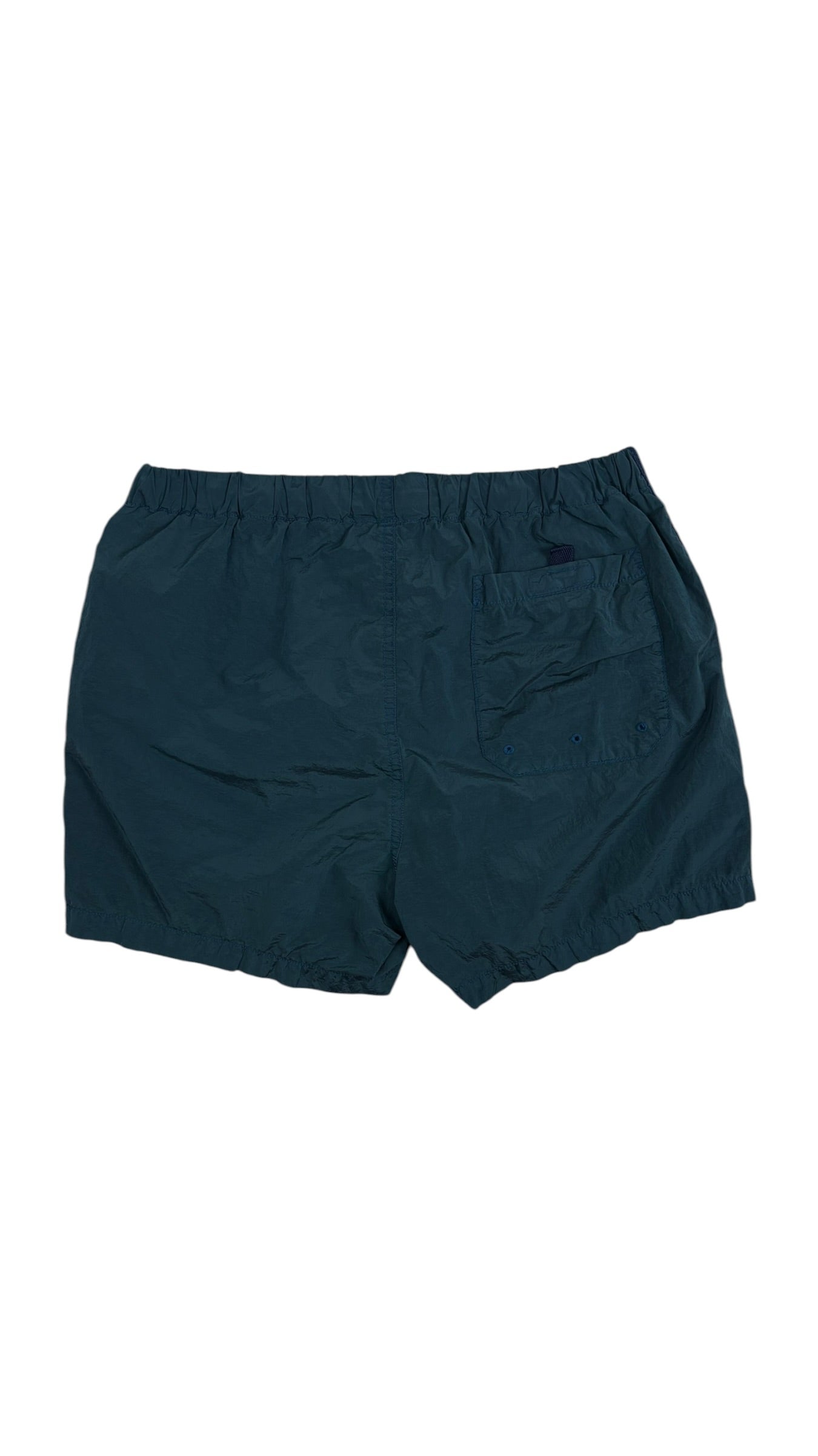 Short Stone Island bleu pétrole taille S - Vue de dos