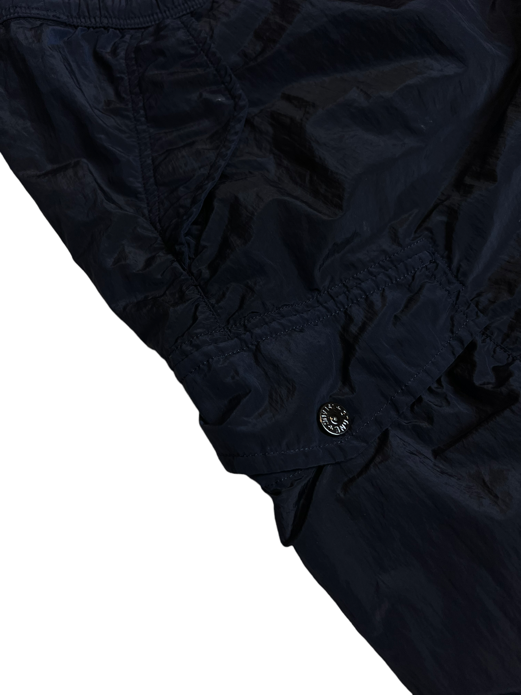 Short Stone Island bleu taille M - Vue côté