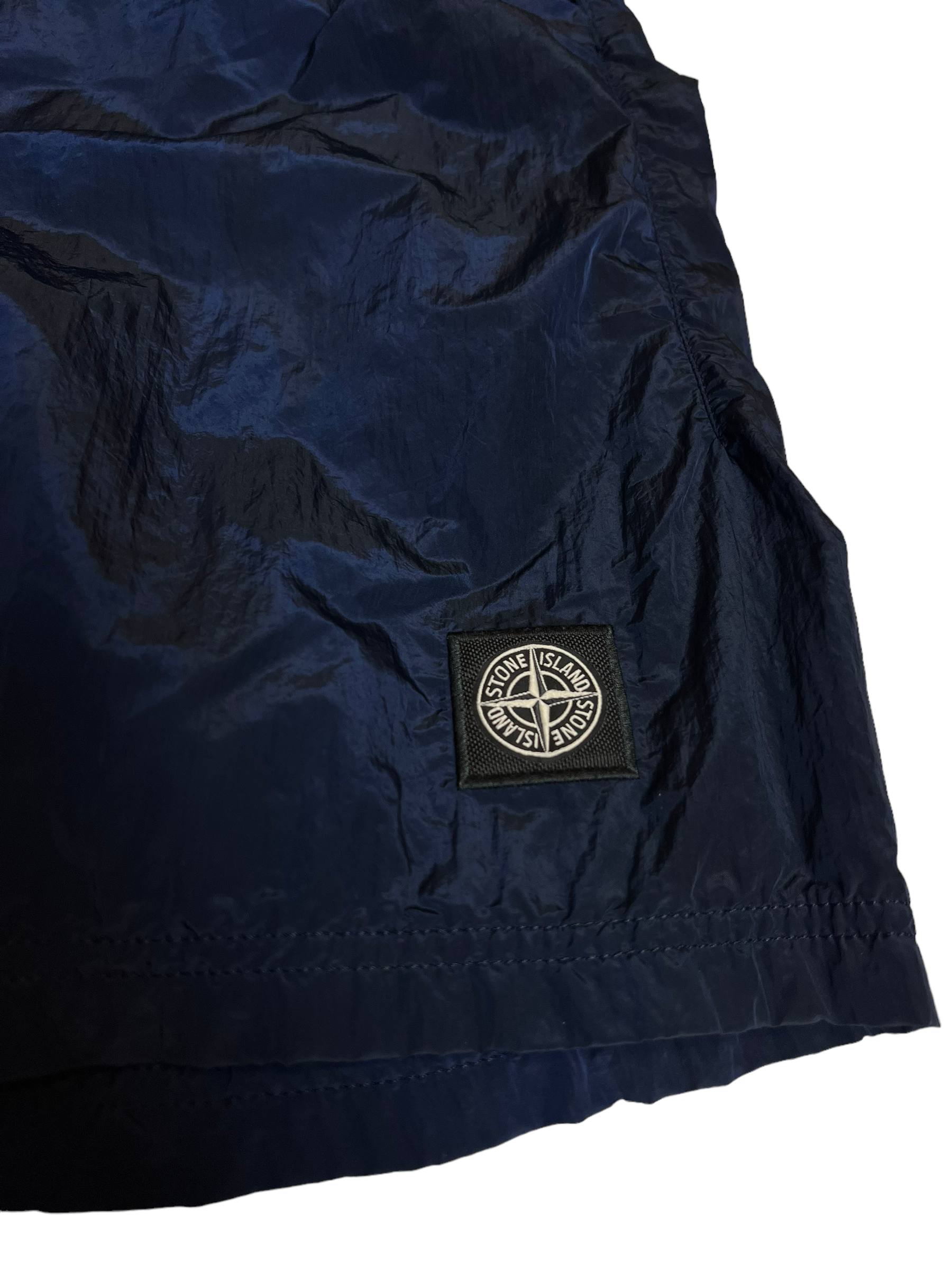 Short Stone Island bleu taille M - Vue de dos