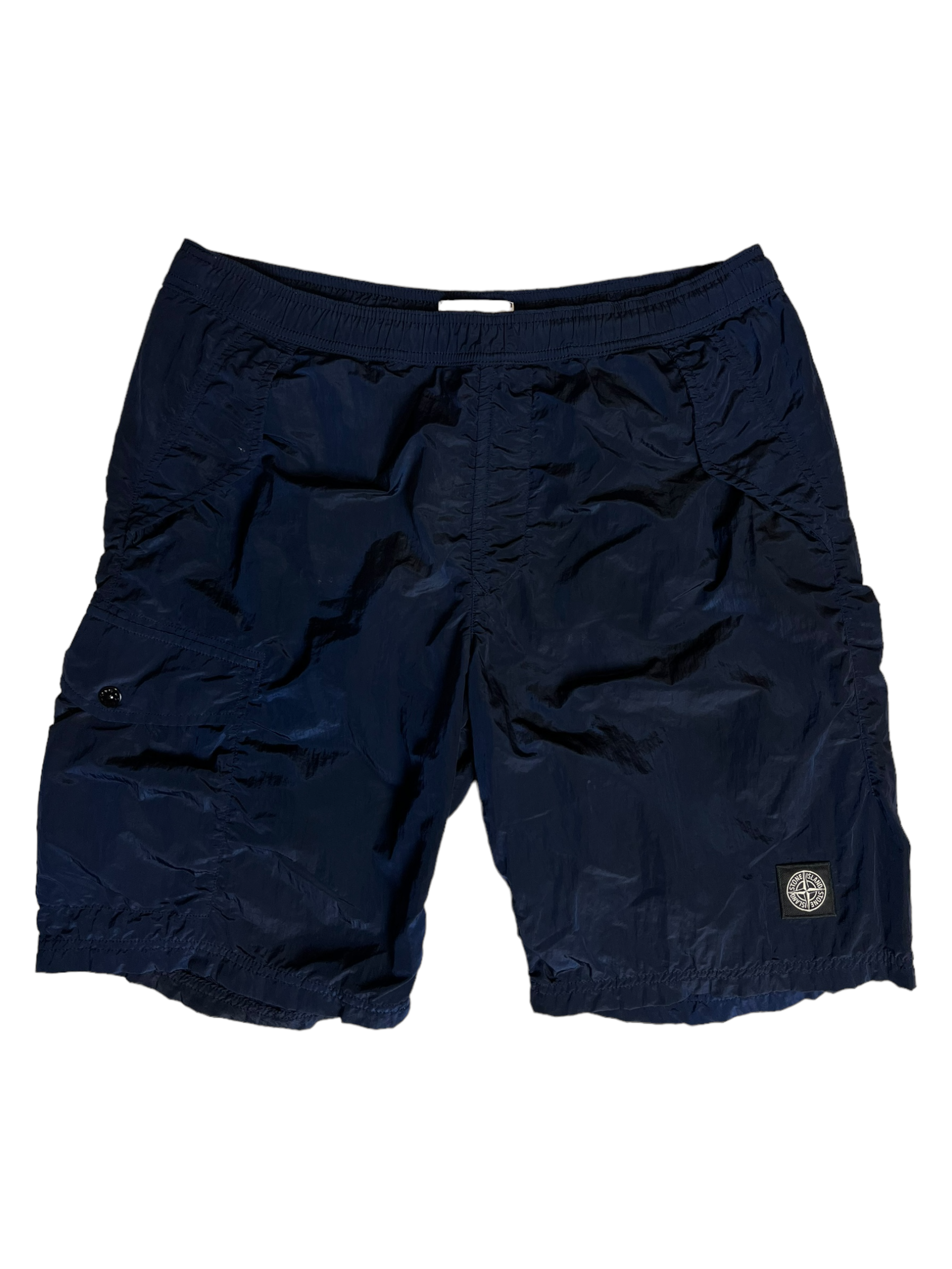 Short Stone Island bleu taille M - Vue de face