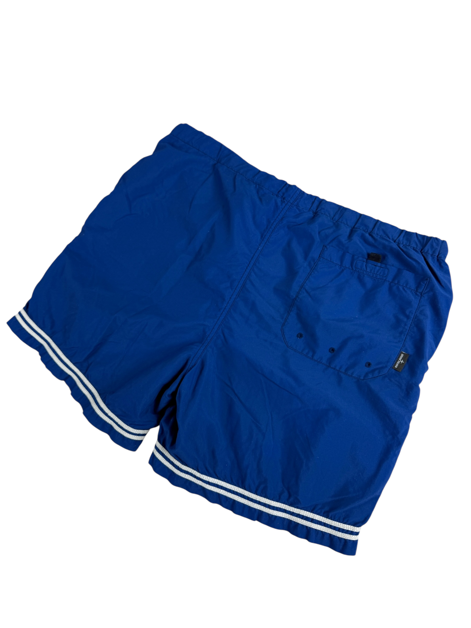 Short Stone Island bleu taille XL - Détail