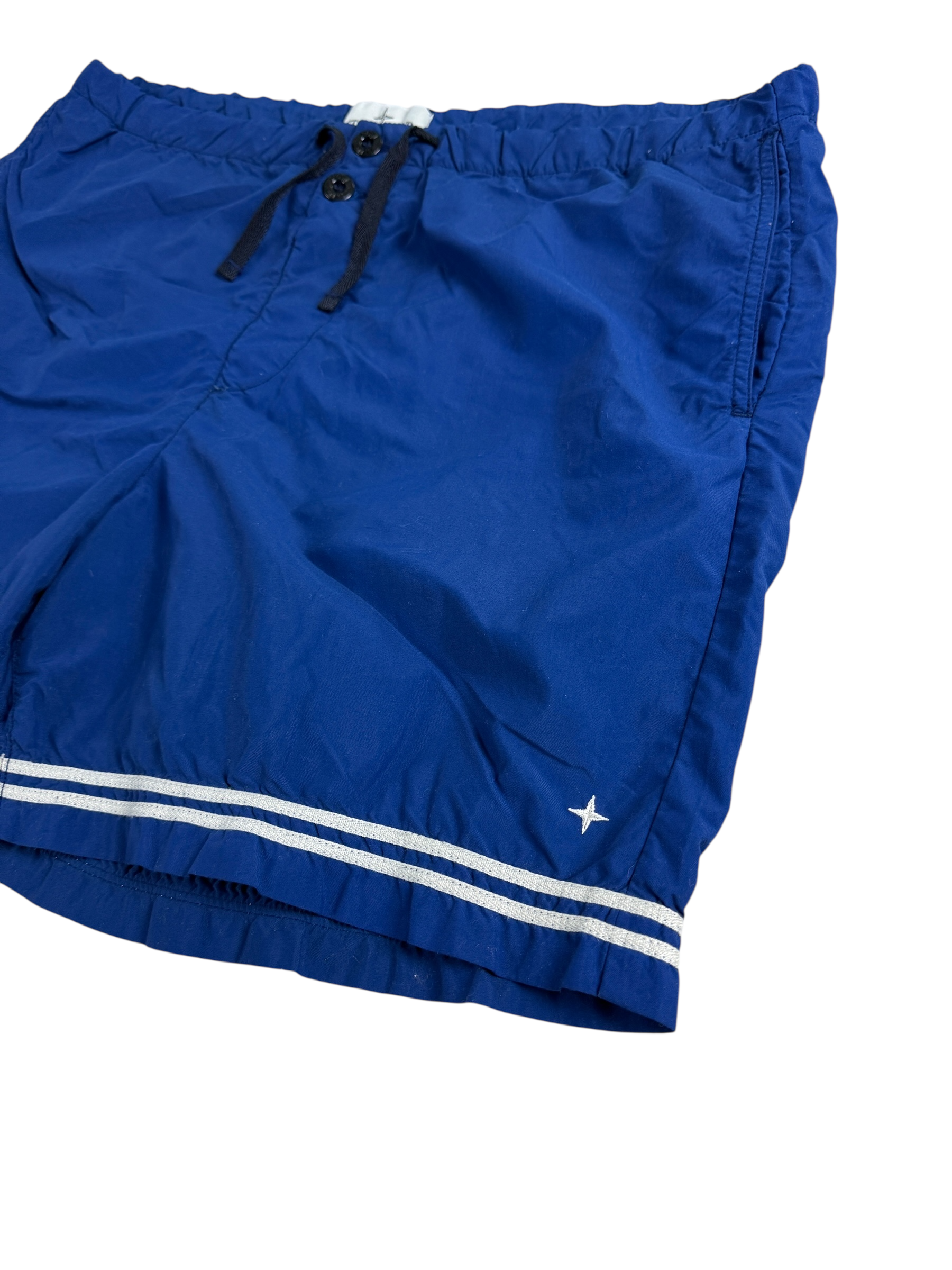 Short Stone Island bleu taille XL - Vue de dos