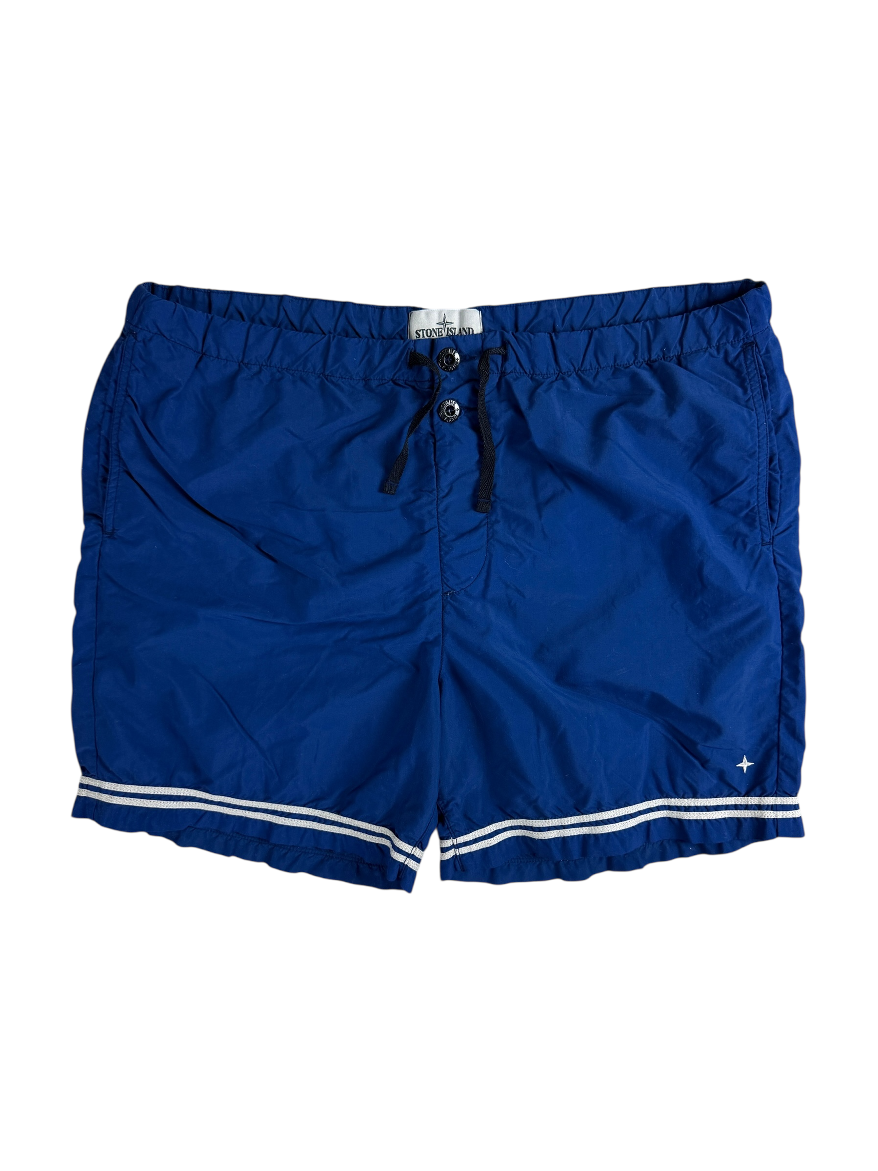 Short Stone Island bleu taille XL - Vue de face