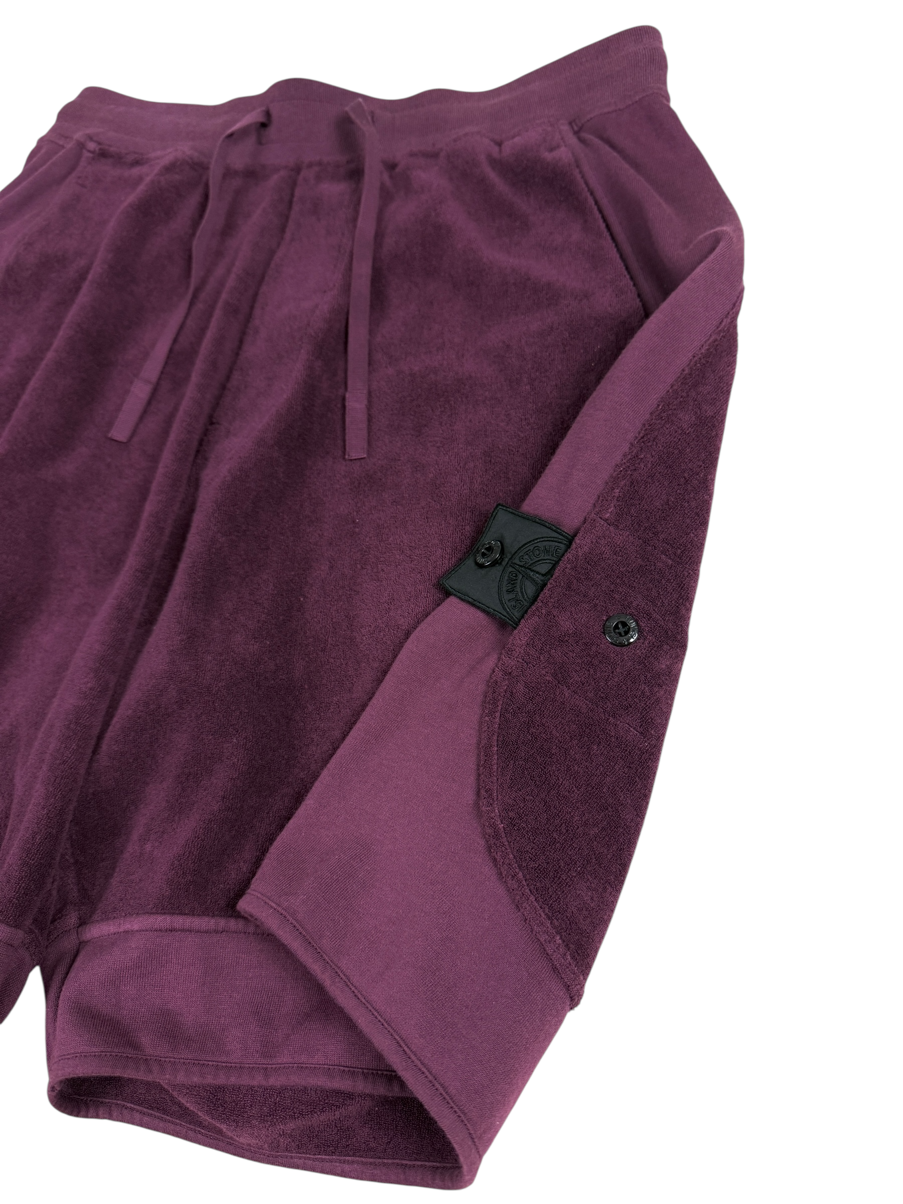 Short Stone Island bordeaux taille M - Vue de dos