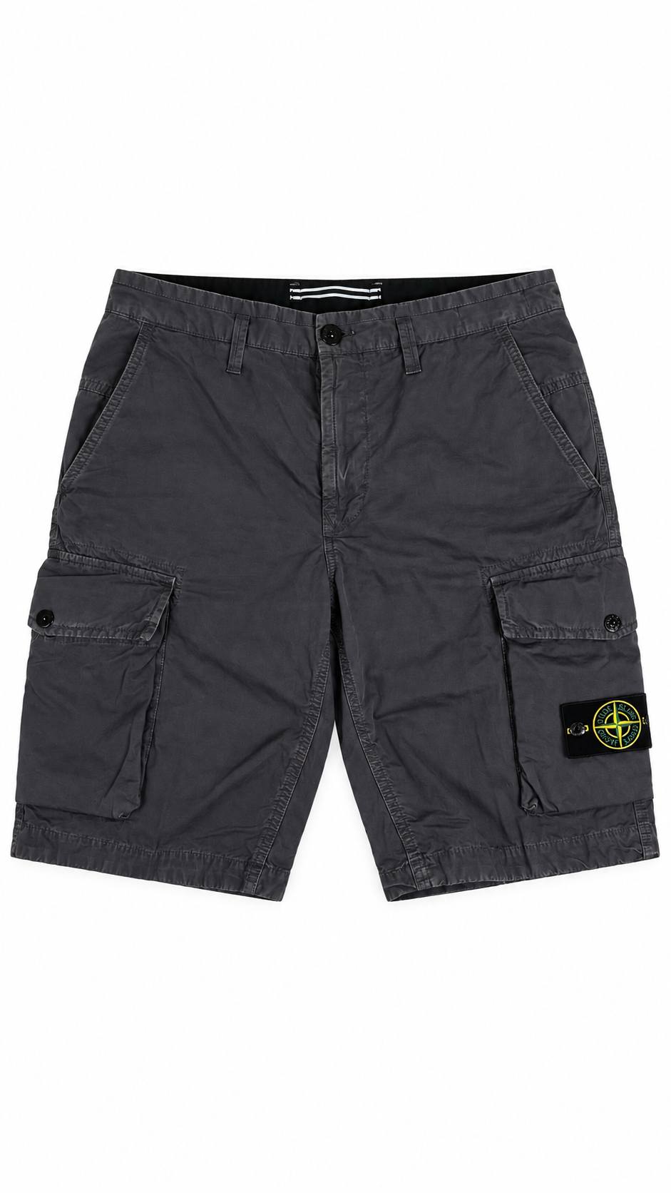 Short Cargo Stone Island gris taille W30, seconde main authentifiée NB08 — vue 1