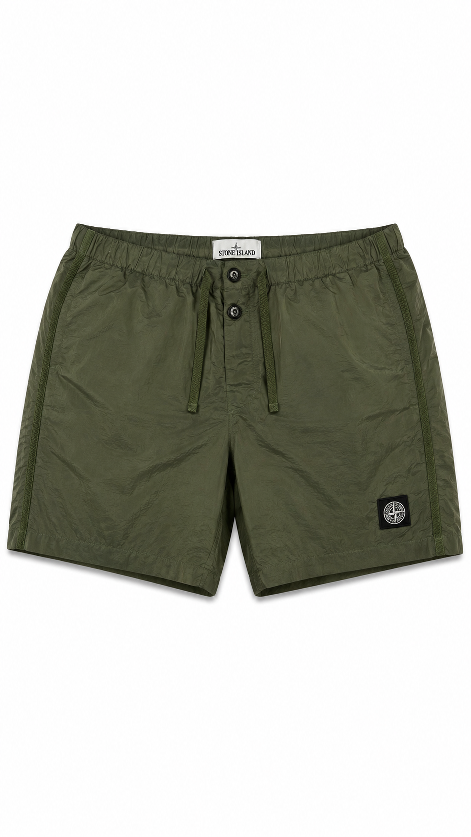 Short de bain Stone Island kaki taille M, seconde main authentifiée — vue 1