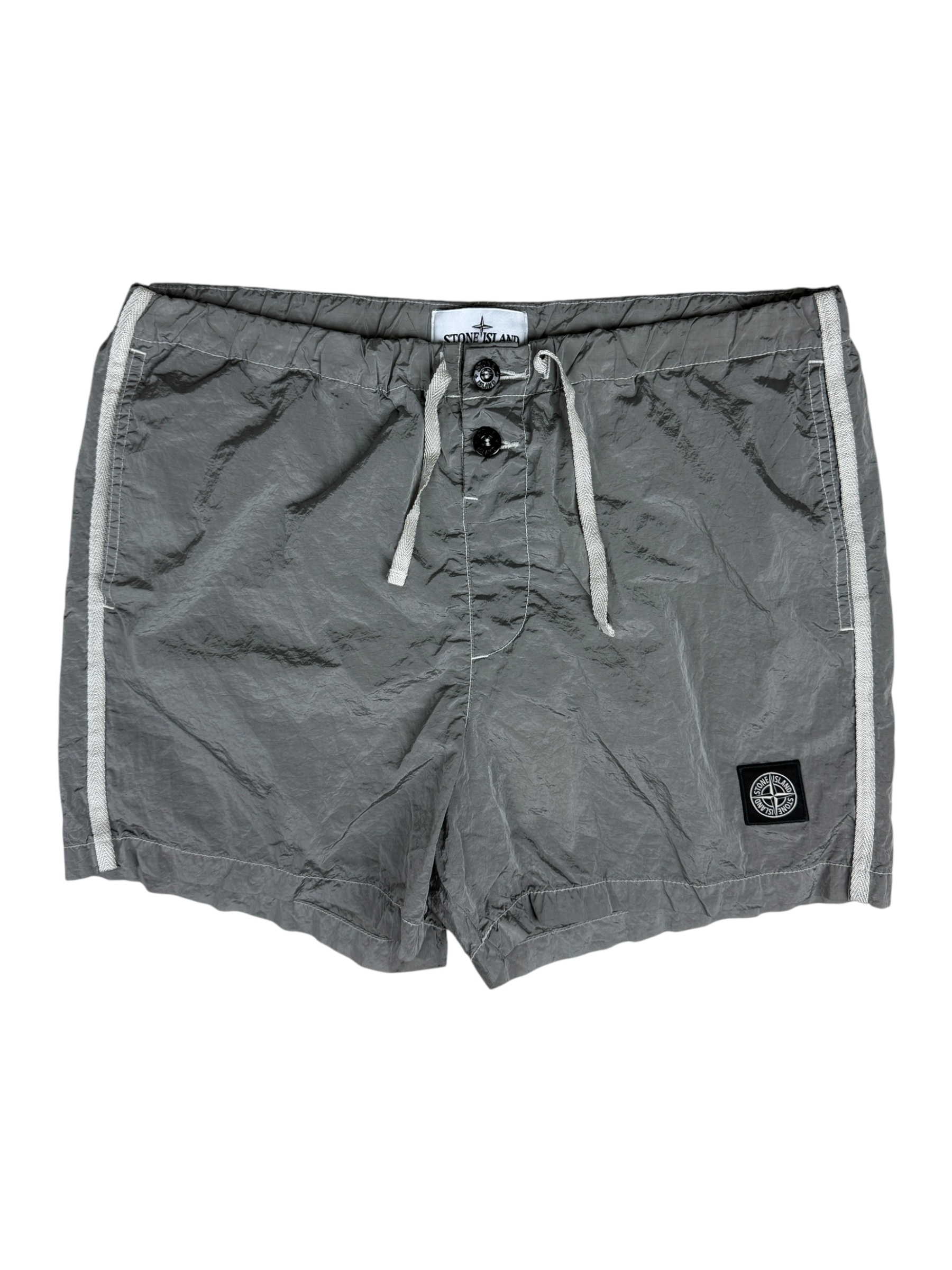 Short Stone Island gris taille M - Vue de face