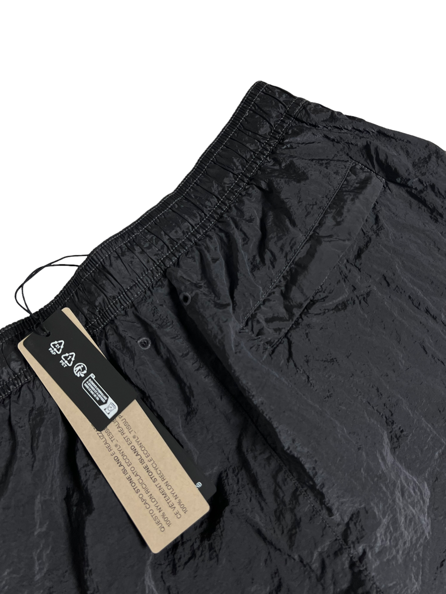 Short Stone Island gris taille S - Détail