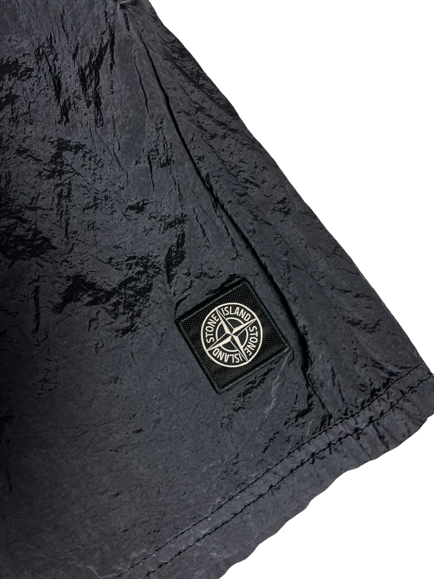 Short Stone Island gris taille S - Vue de dos