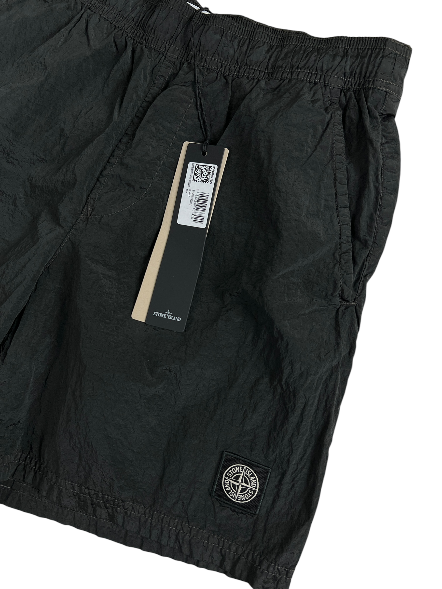 Short Stone Island gris taille S - Vue de dos