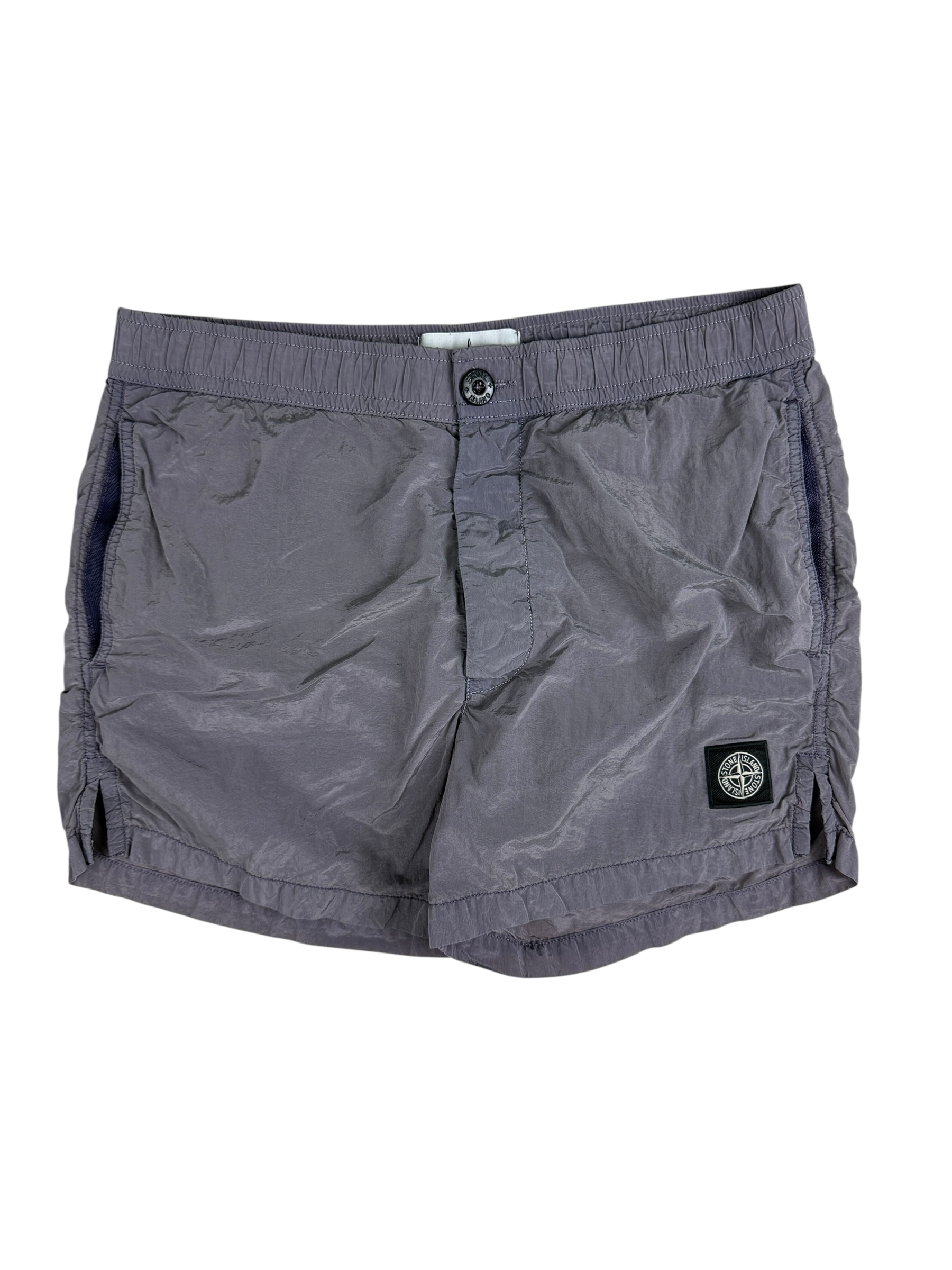 Short Stone Island gris taille S - Vue de face