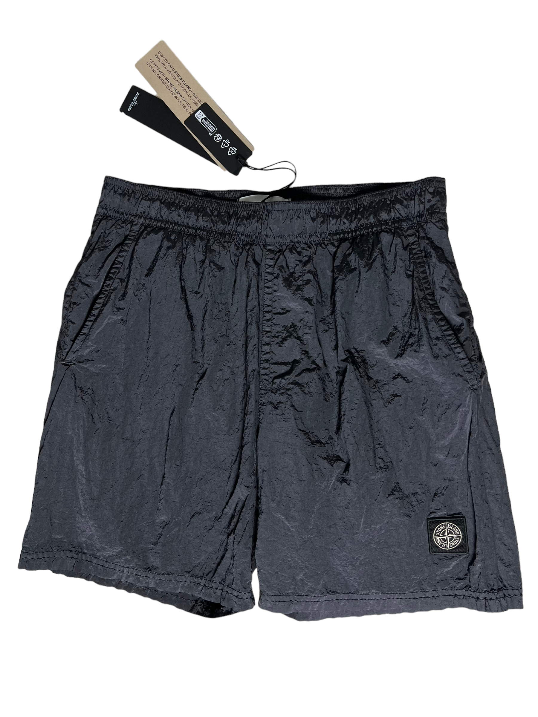 Short Stone Island gris taille S - Vue de face