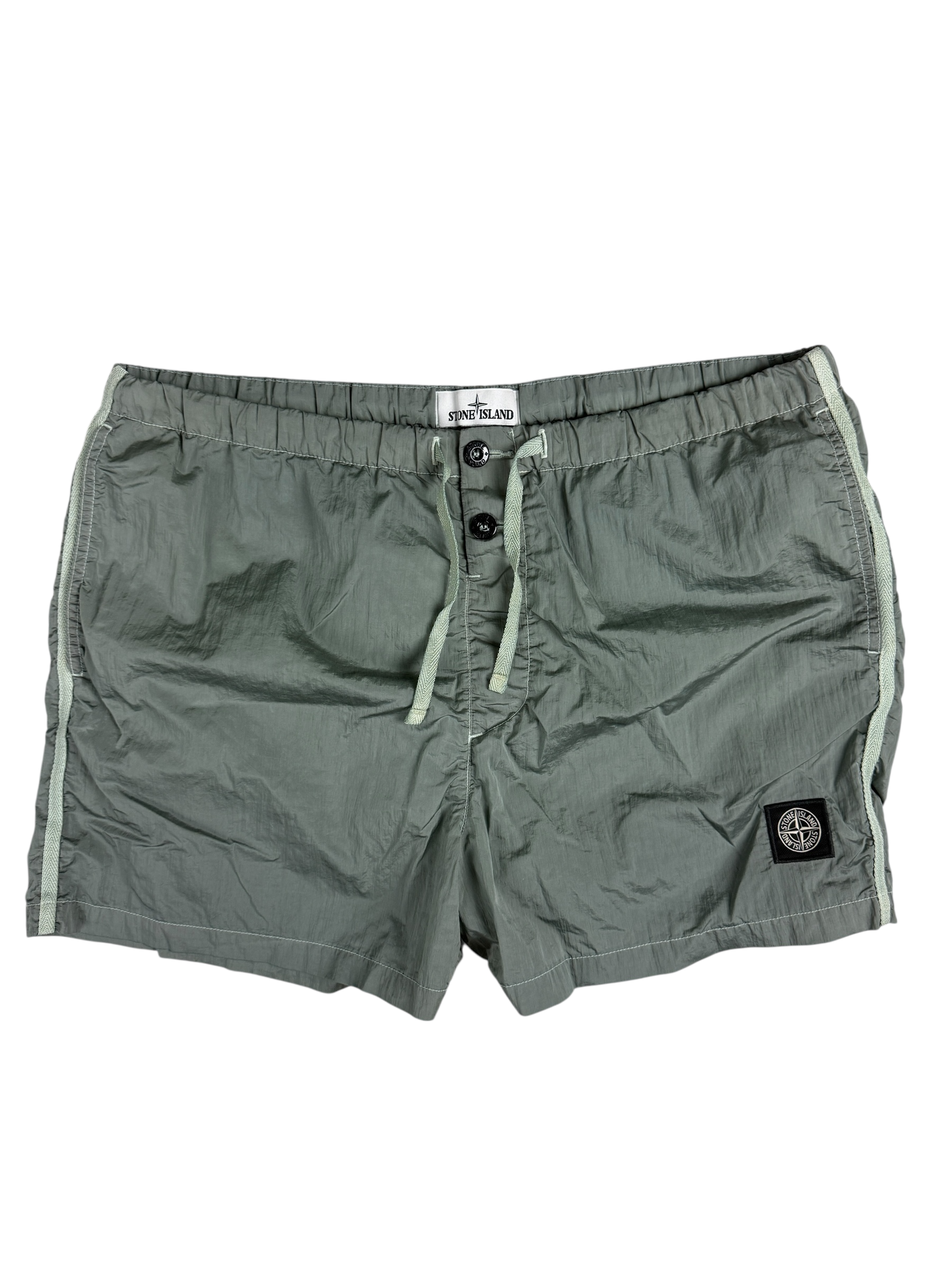 Short Stone Island gris taille XL - Vue de face