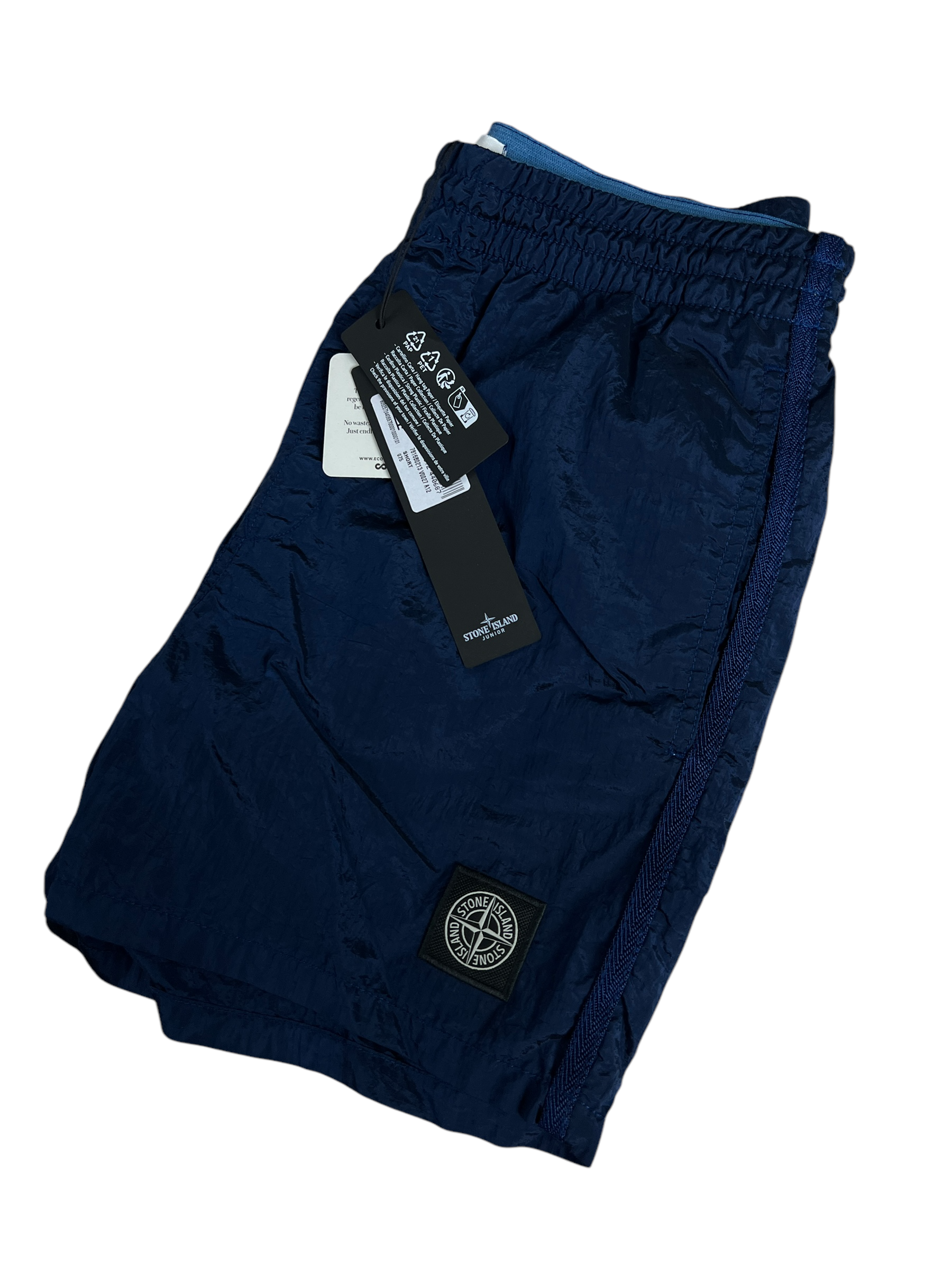 Short Stone Island marine taille 12 ans - Vue de dos