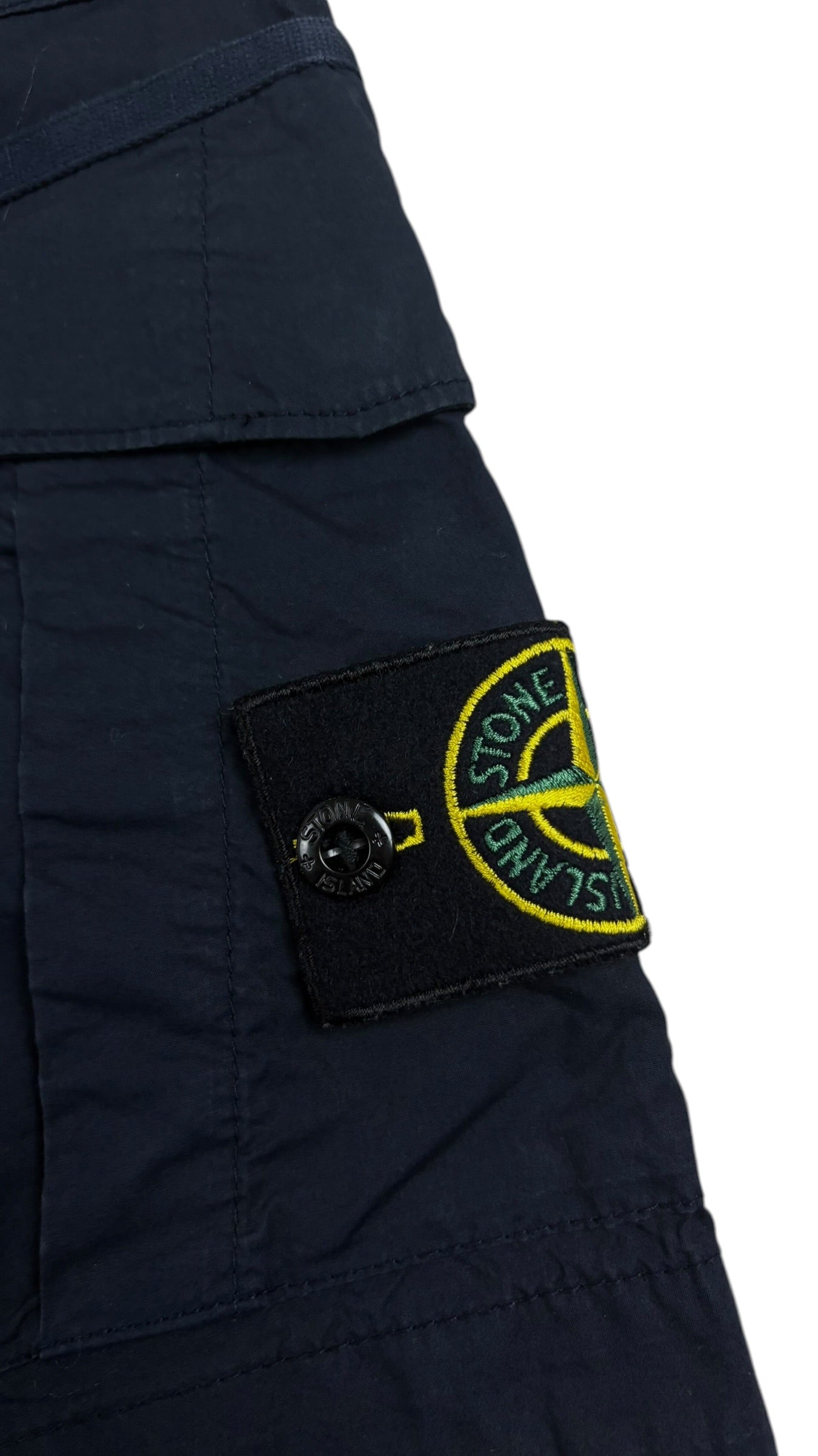 Short Stone Island marine taille W29 - Détail