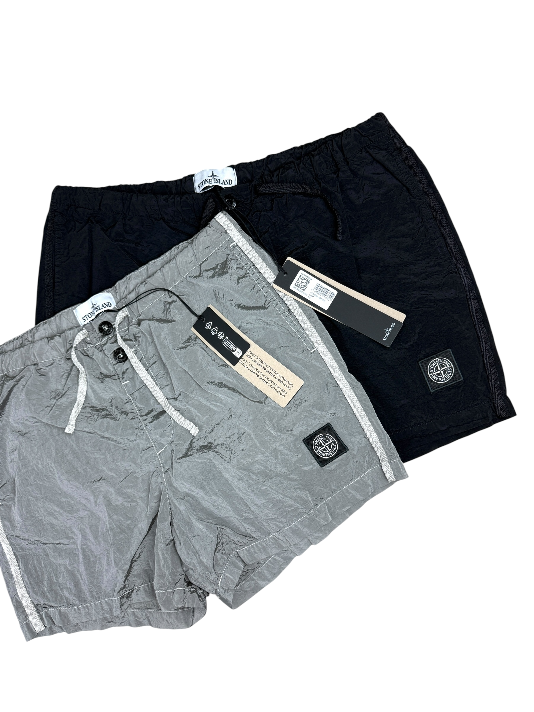 Short Stone Island noir taille M - Détail