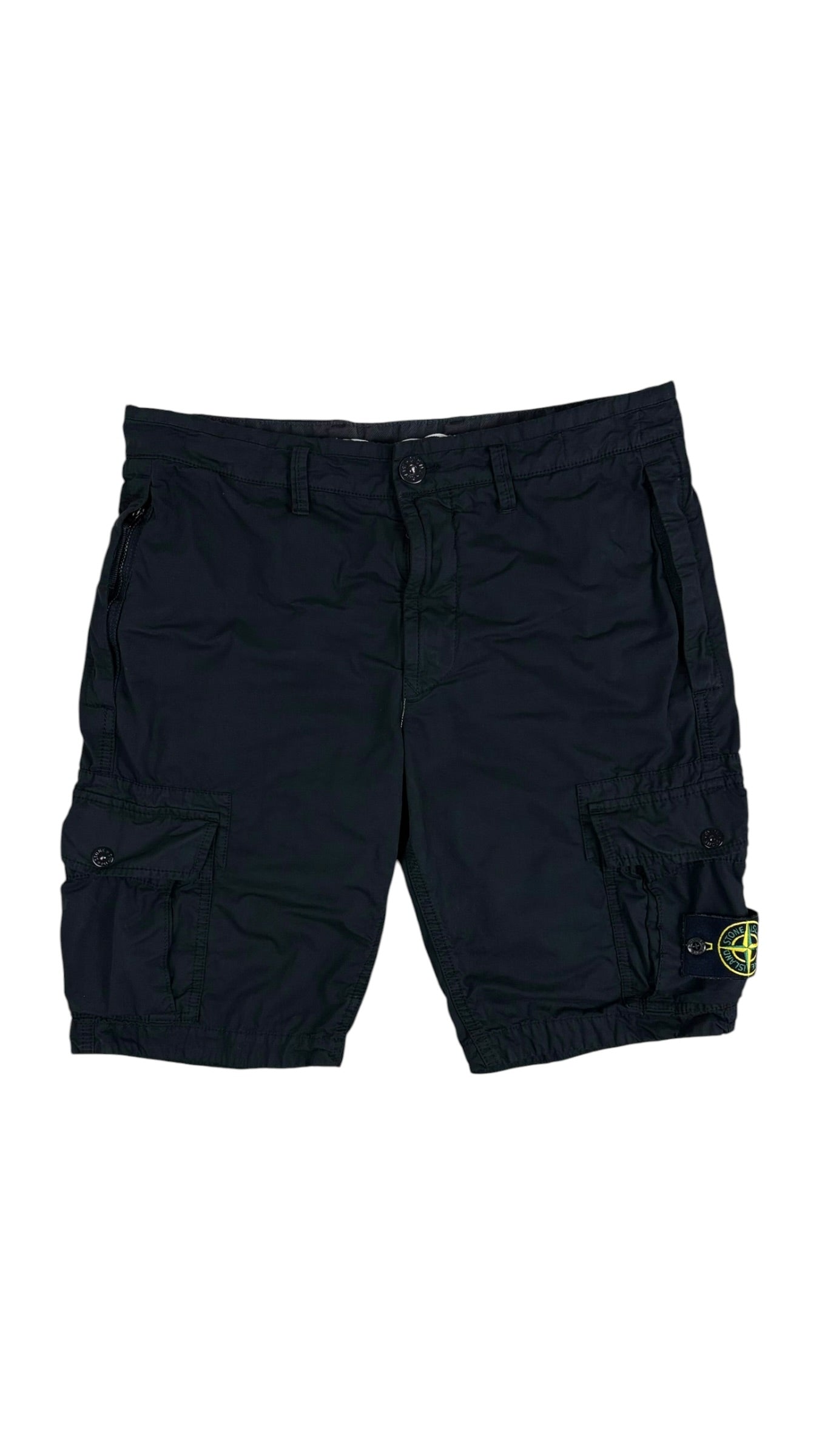 Short Stone Island noir taille W30 - Vue de face