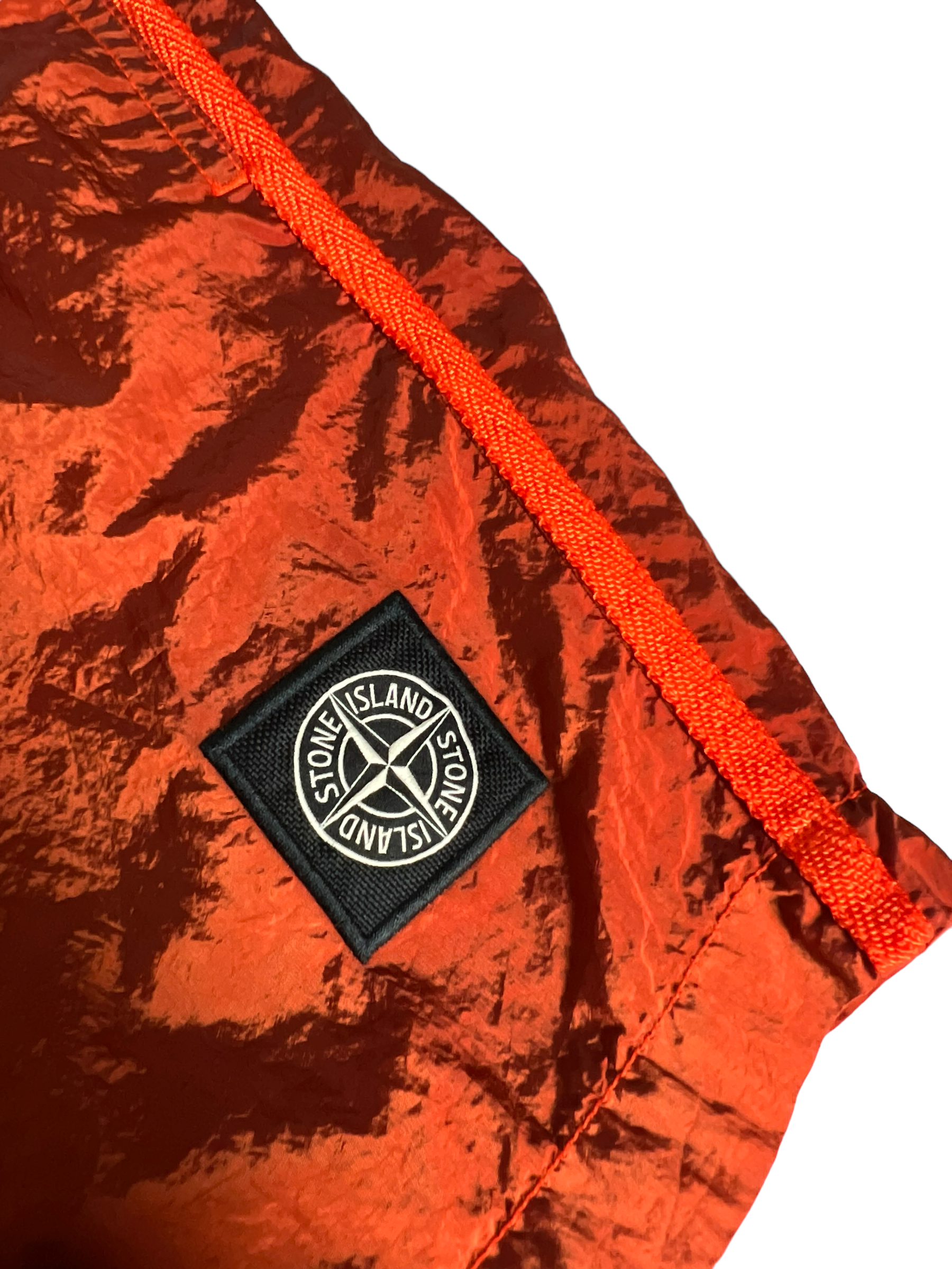 Short Stone Island orange taille S - Vue de dos