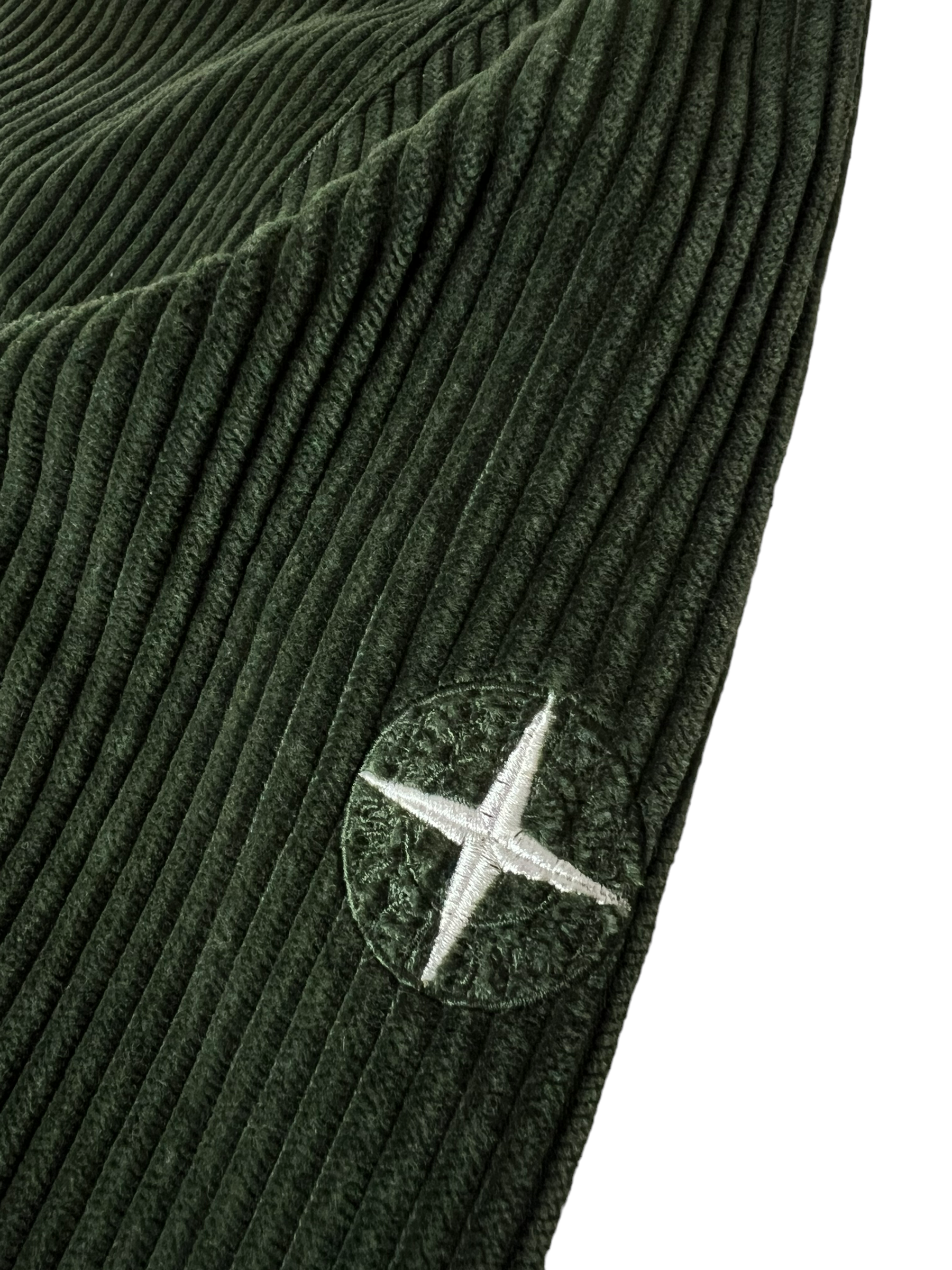 Surchemise Stone Island kaki taille L - Vue de dos
