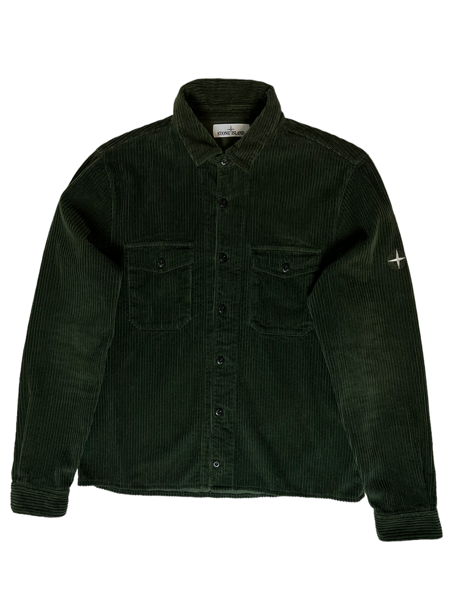 Surchemise Stone Island kaki taille L - Vue de face
