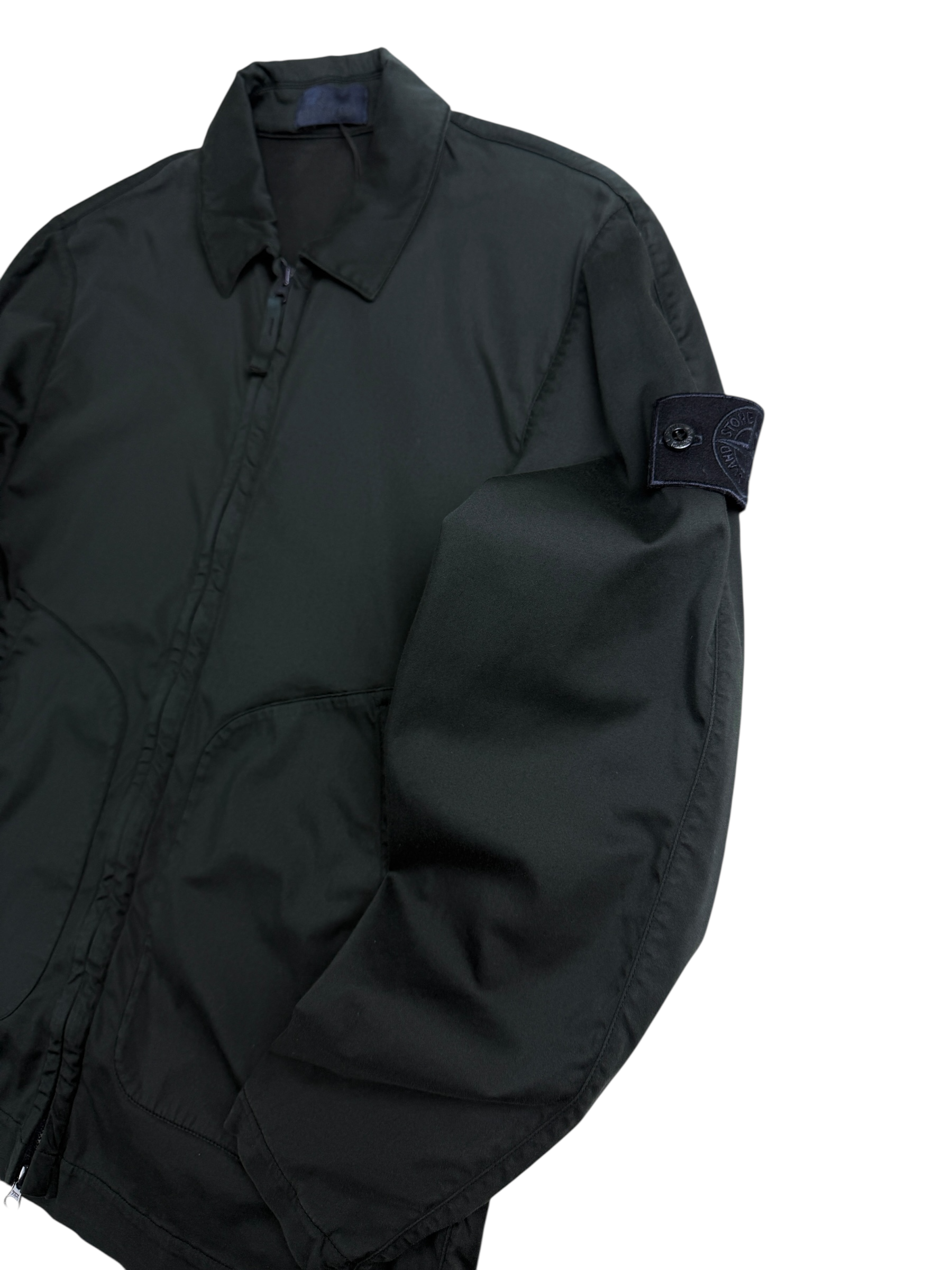Surchemise Stone Island noir taille L - Détail
