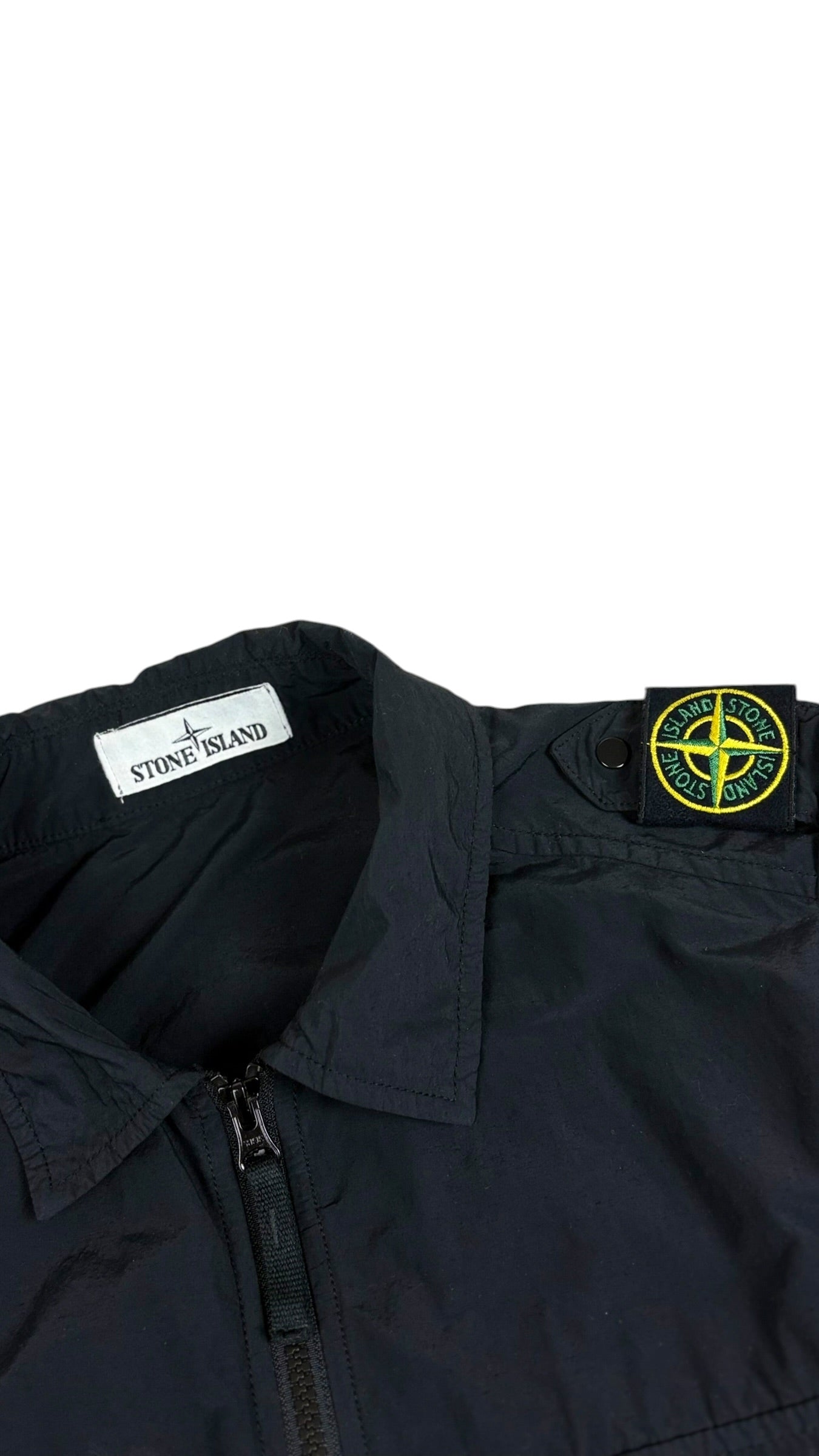 Surchemise Stone Island noir taille L - Vue de dos