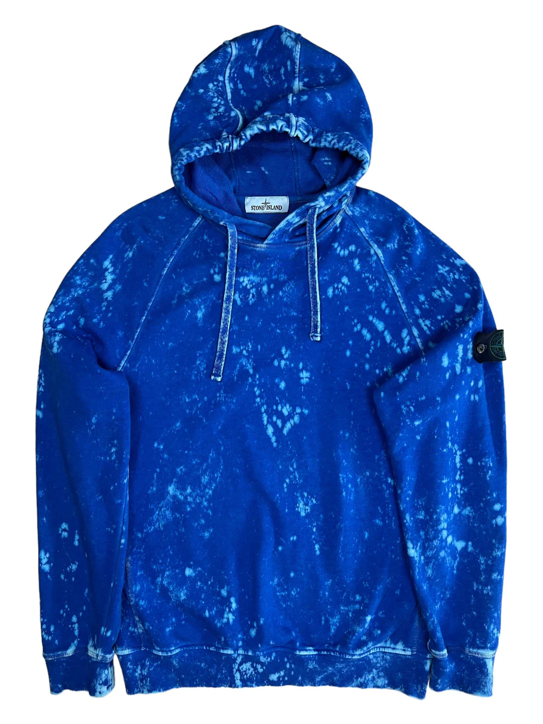 Sweat Stone Island bleu taille L - Vue de face