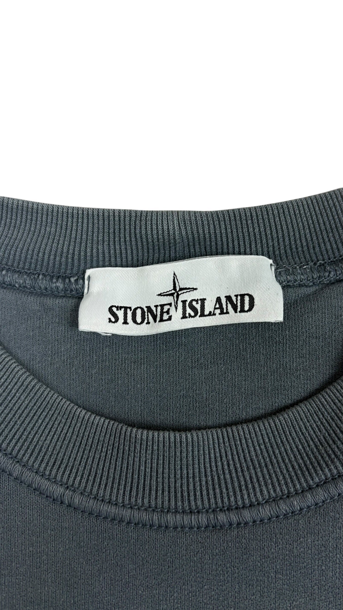 Sweat Stone Island bleu taille M - Détail