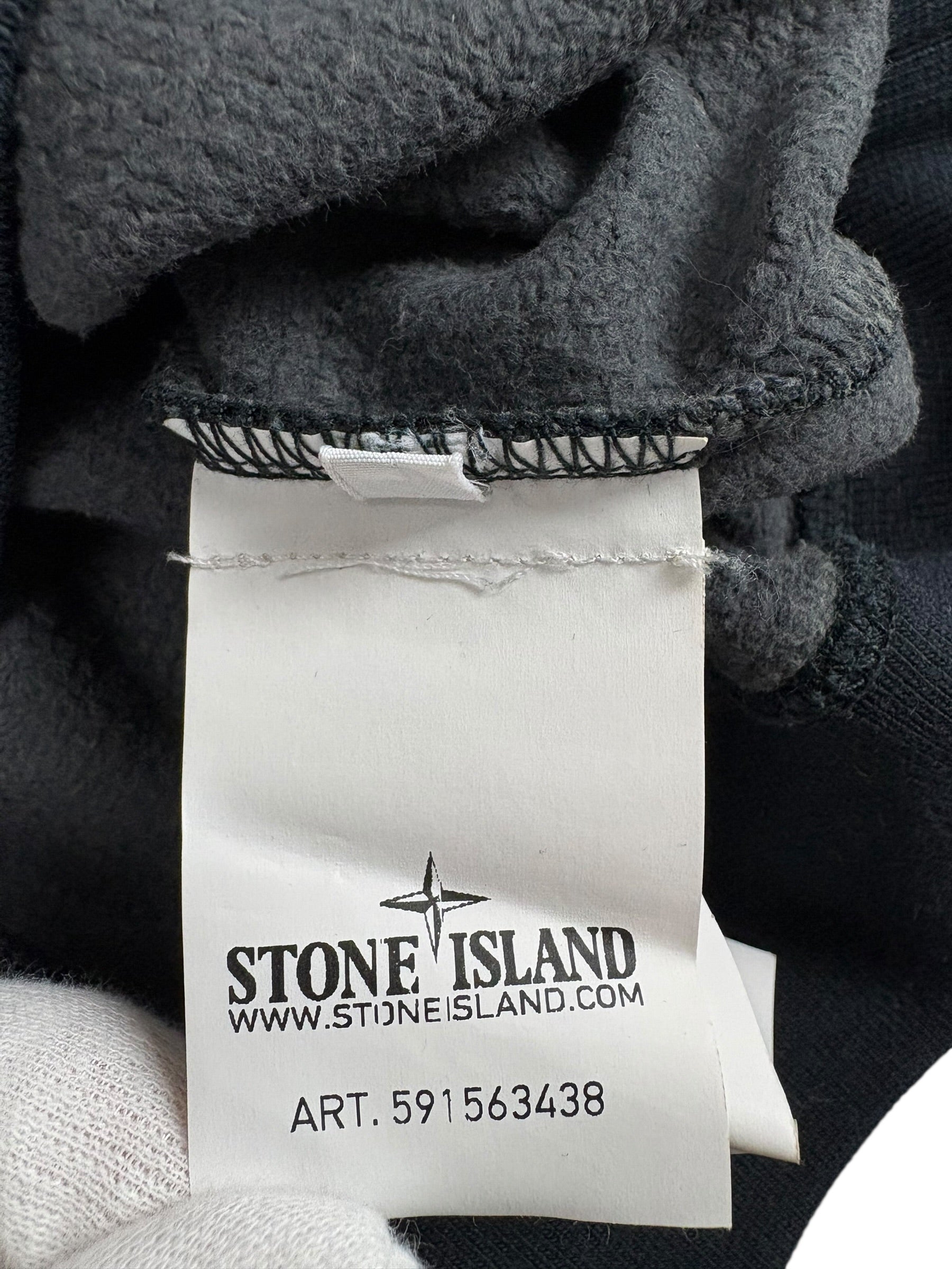 Sweat Stone Island camouflage taille M - Logo et étiquette