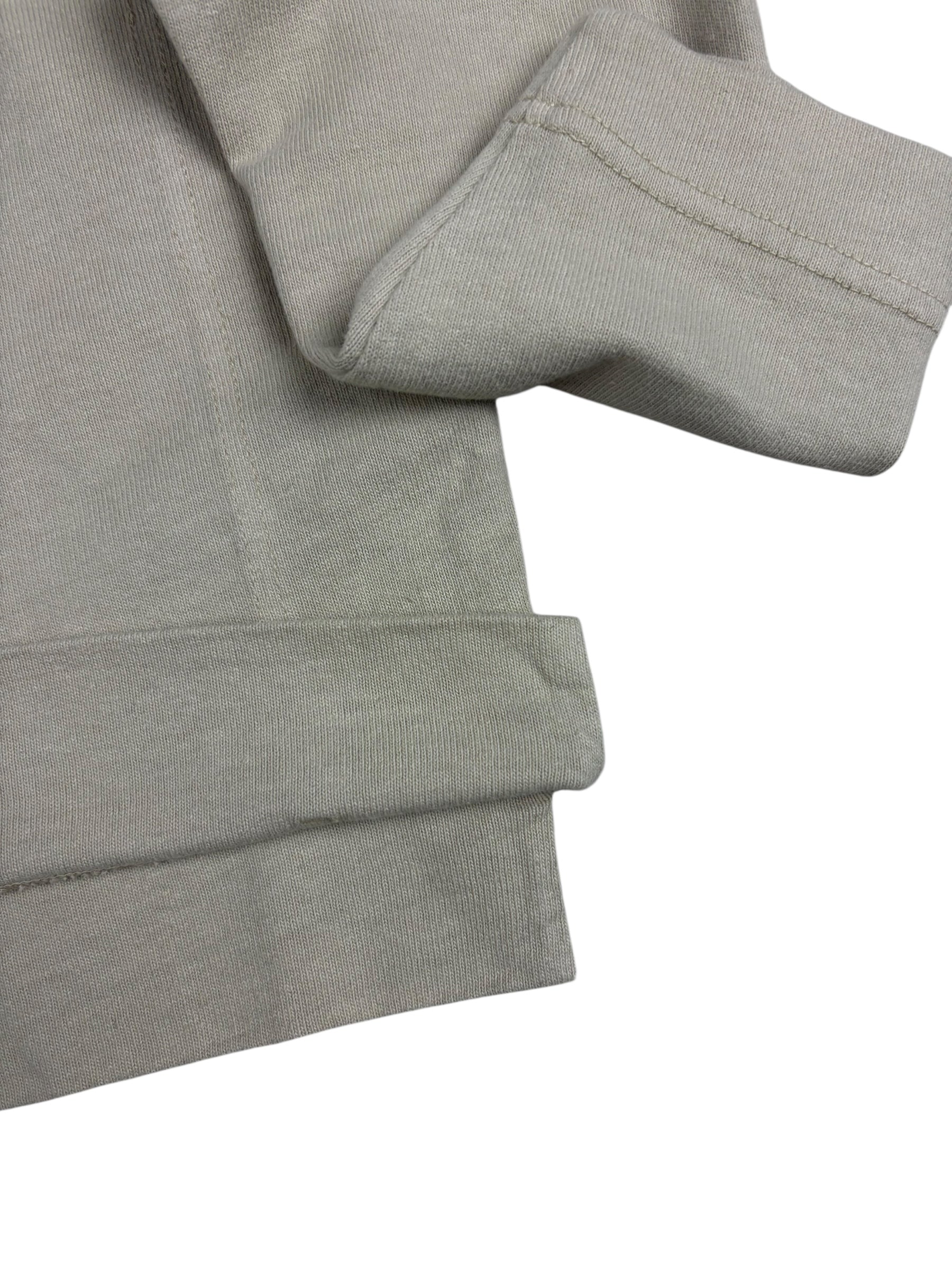 Sweat Stone Island crème taille S - Logo et étiquette