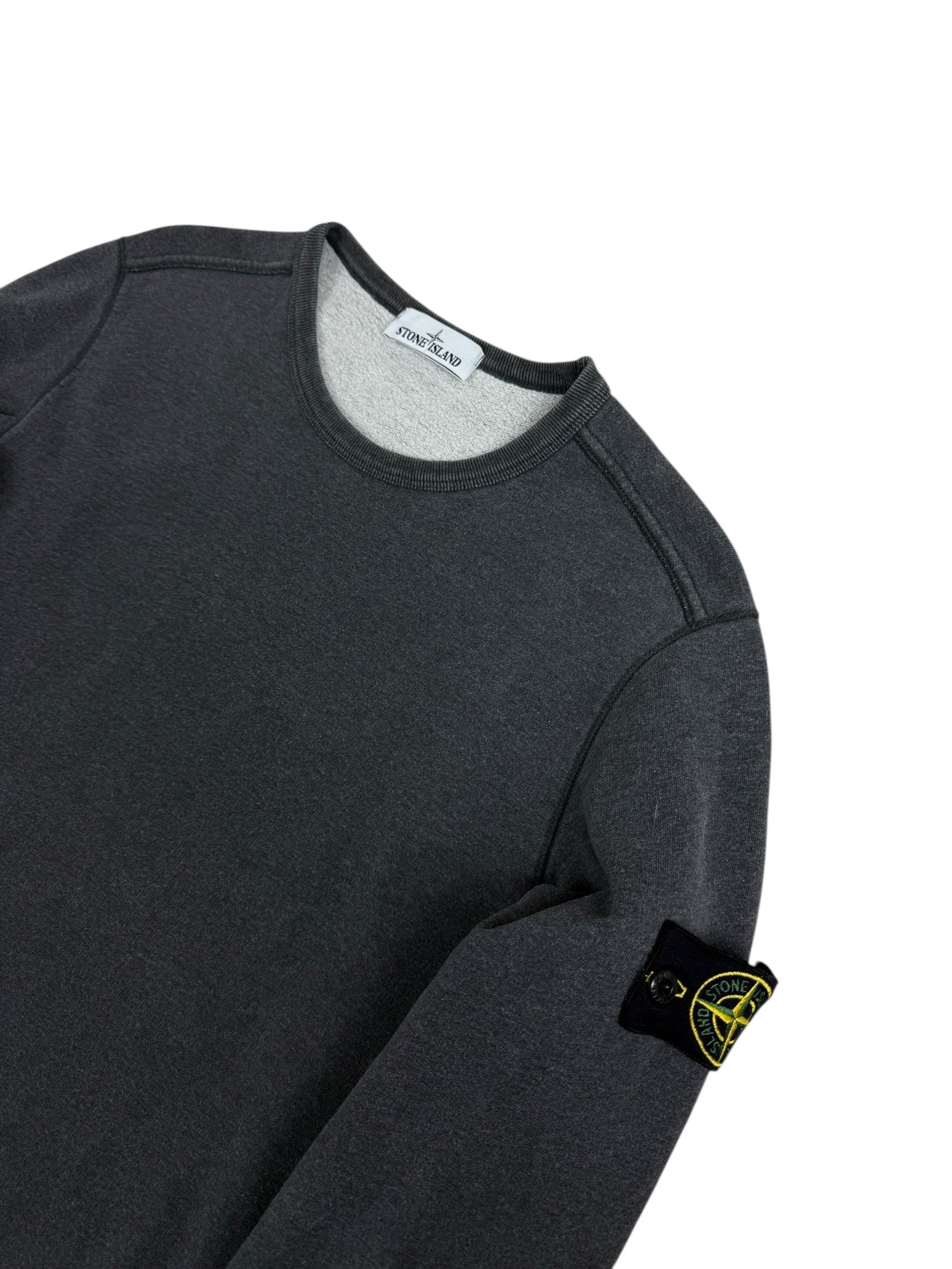 Sweat Stone Island gris taille L - Vue de dos