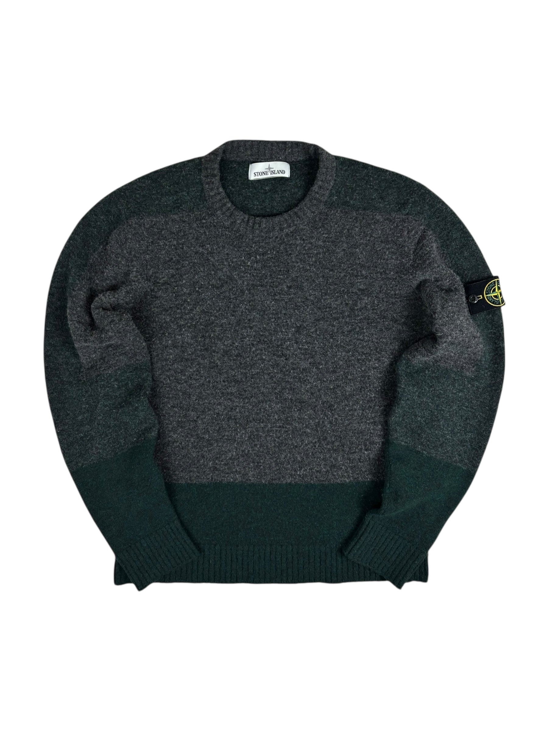 Sweat Stone Island gris taille L - Vue de face