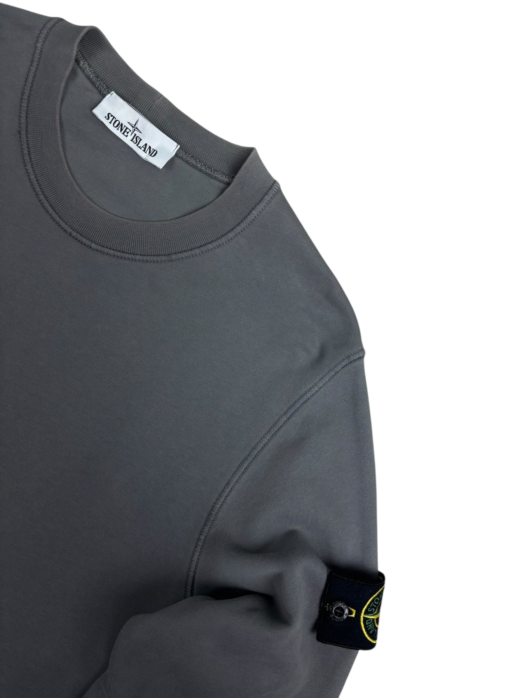 Sweat Stone Island gris taille M - Vue de dos