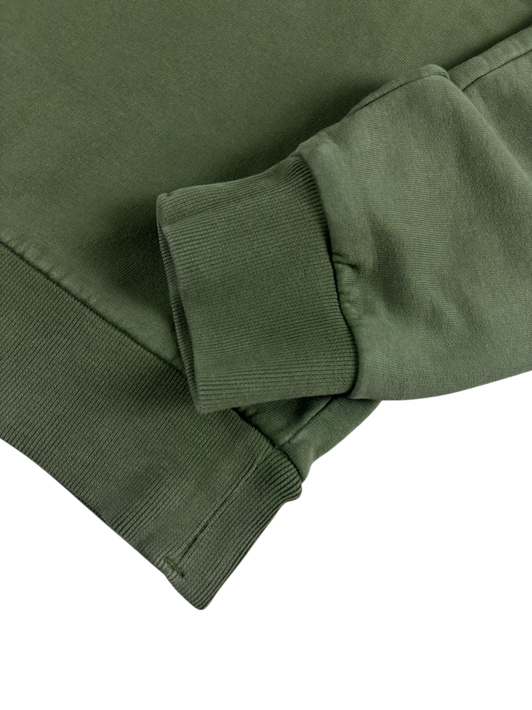Sweat Stone Island kaki taille S - Logo et étiquette