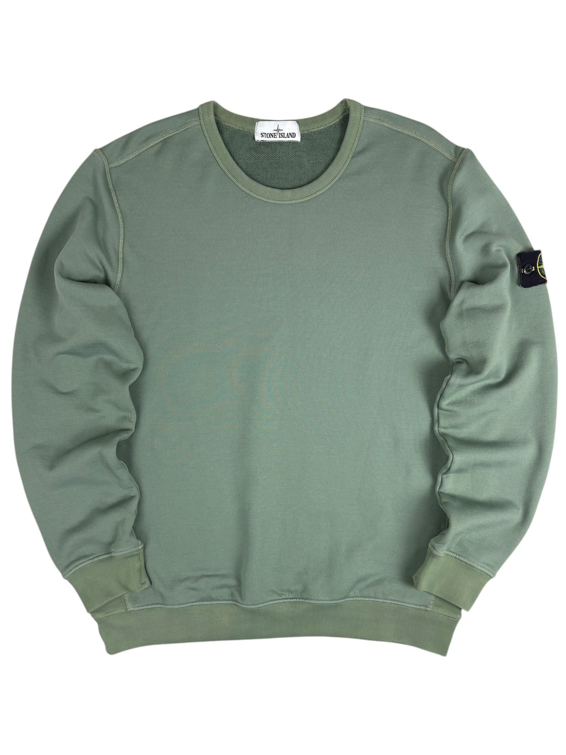 Sweat Stone Island kaki taille XL - Vue de face