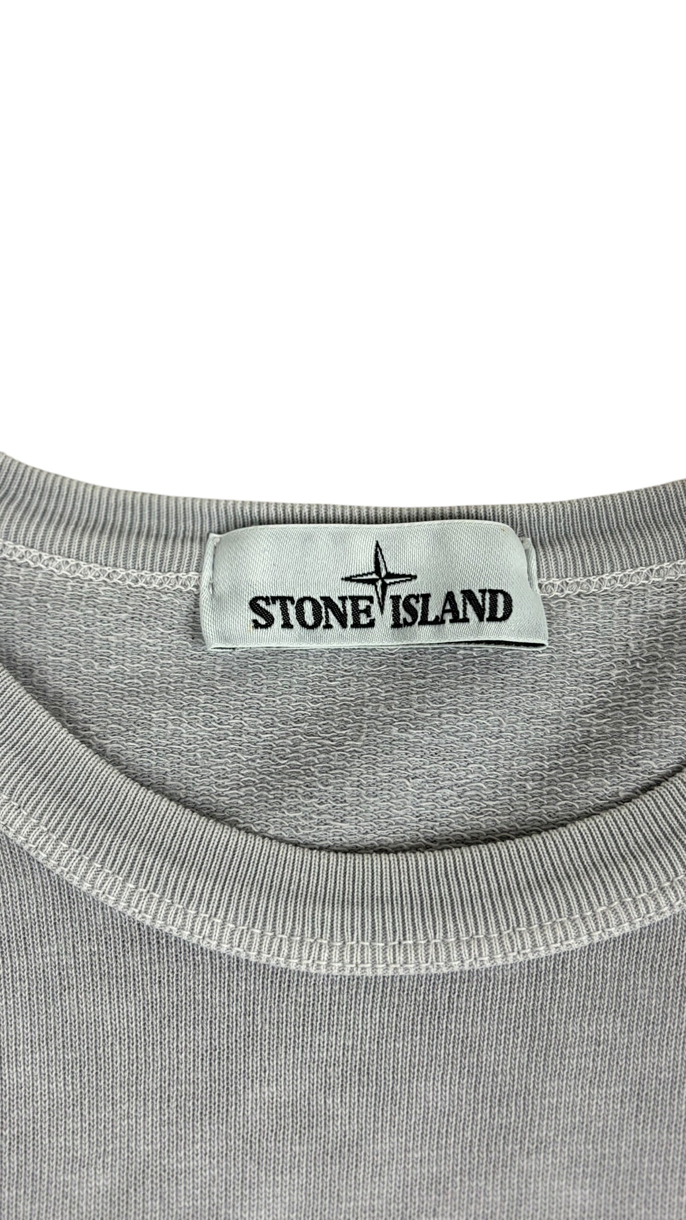 Sweat Stone Island lila taille M - Détail