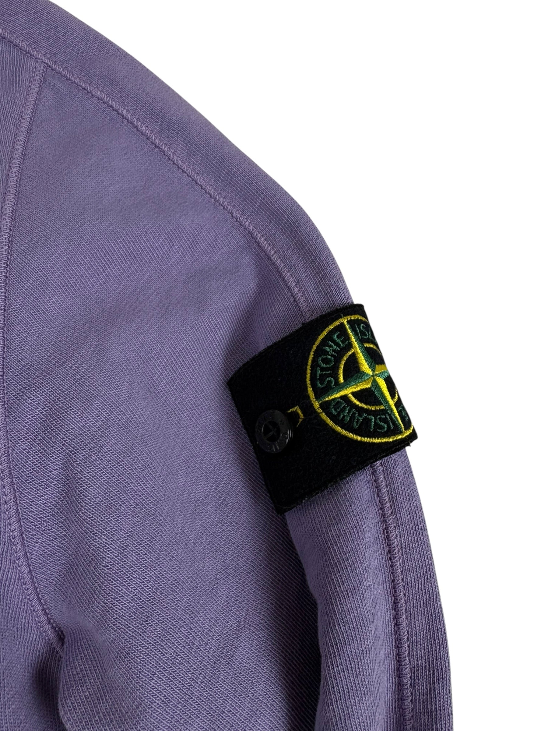 Sweat Stone Island mauve taille M - Vue de dos