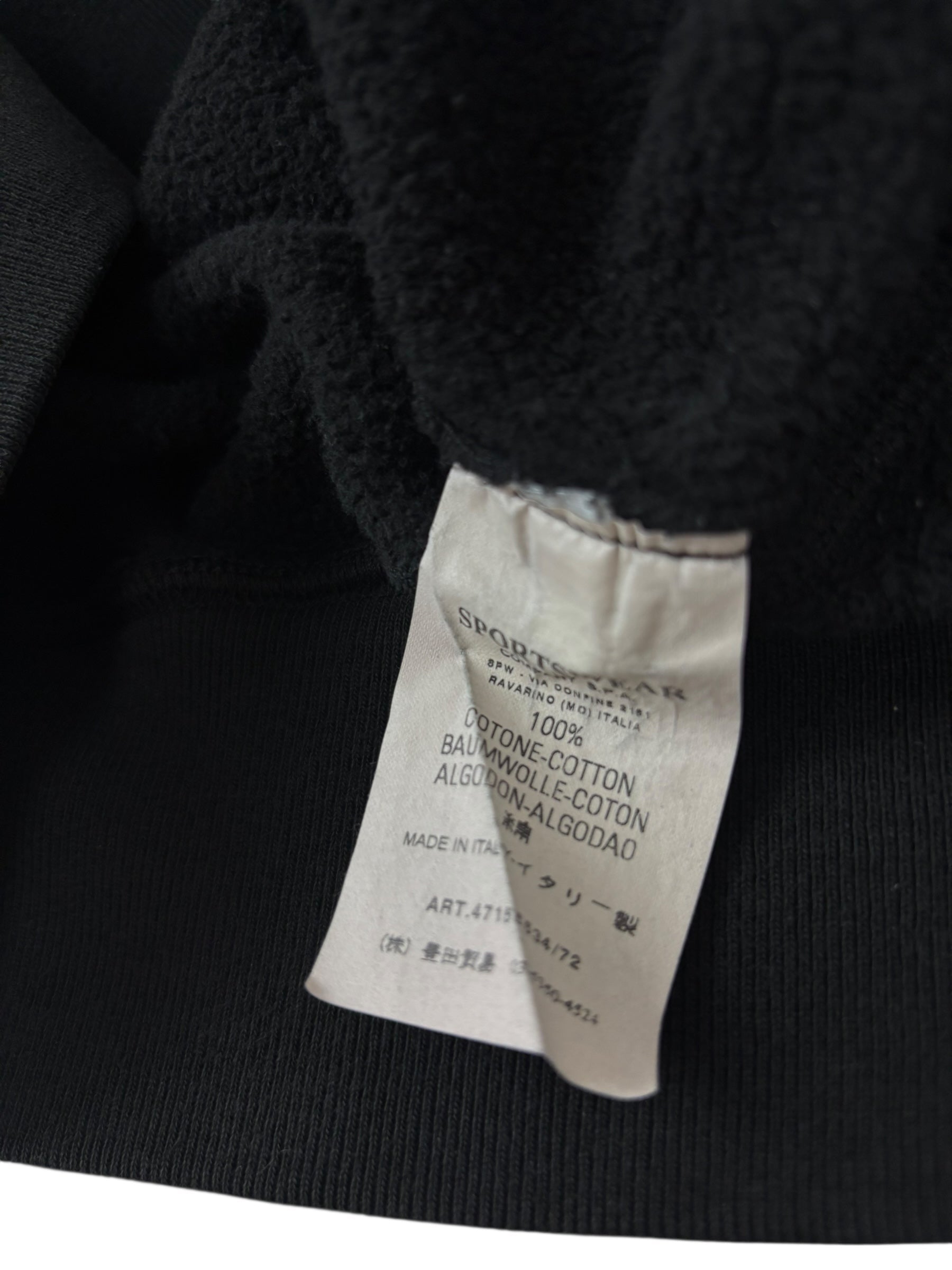 Sweat Stone Island noir taille M - Détail