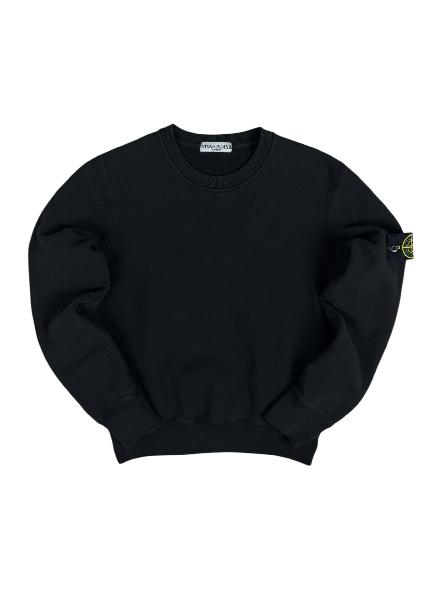 Sweat Stone Island noir taille M - Vue de face