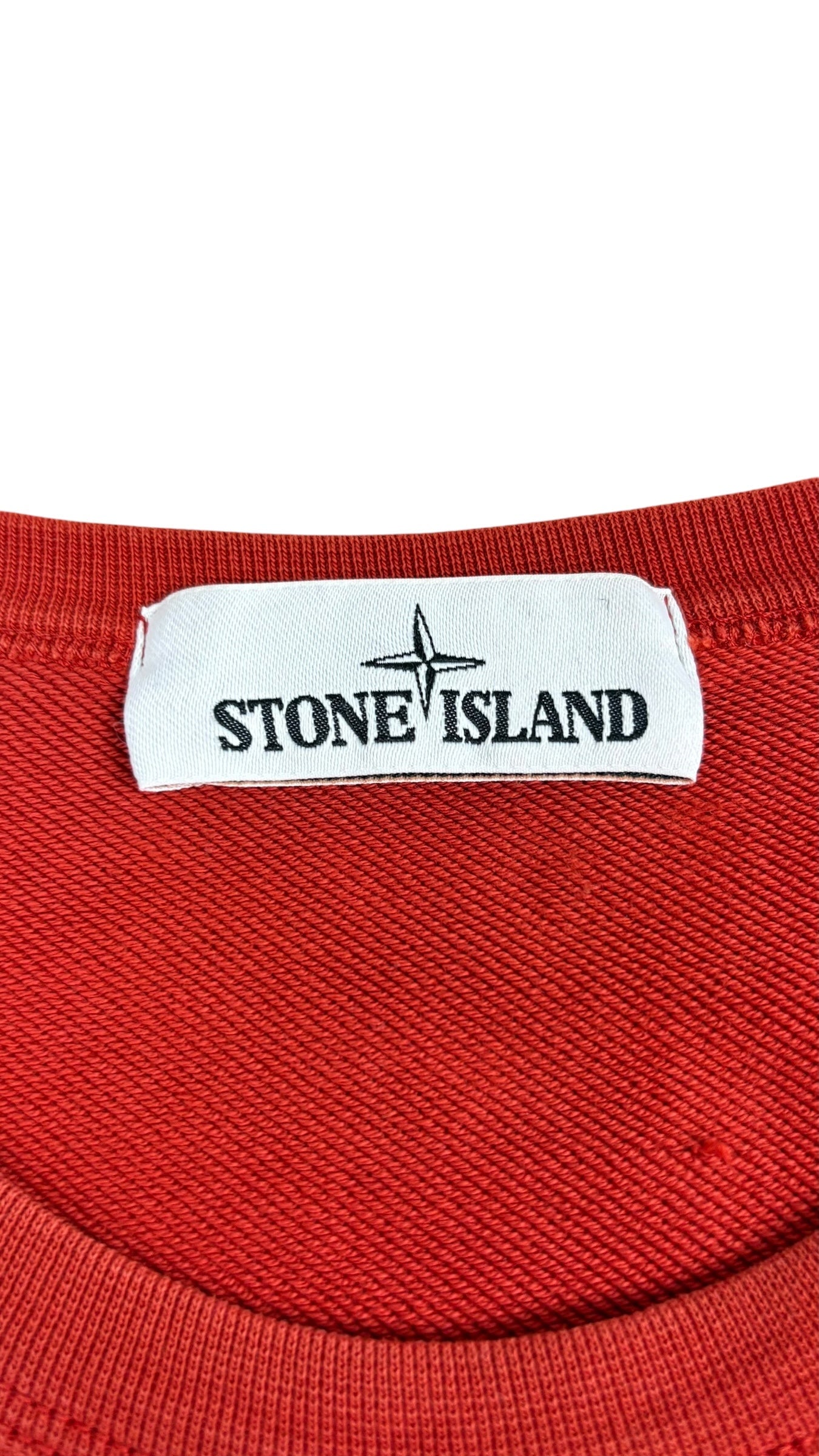 Sweat Stone Island orange taille M - Détail