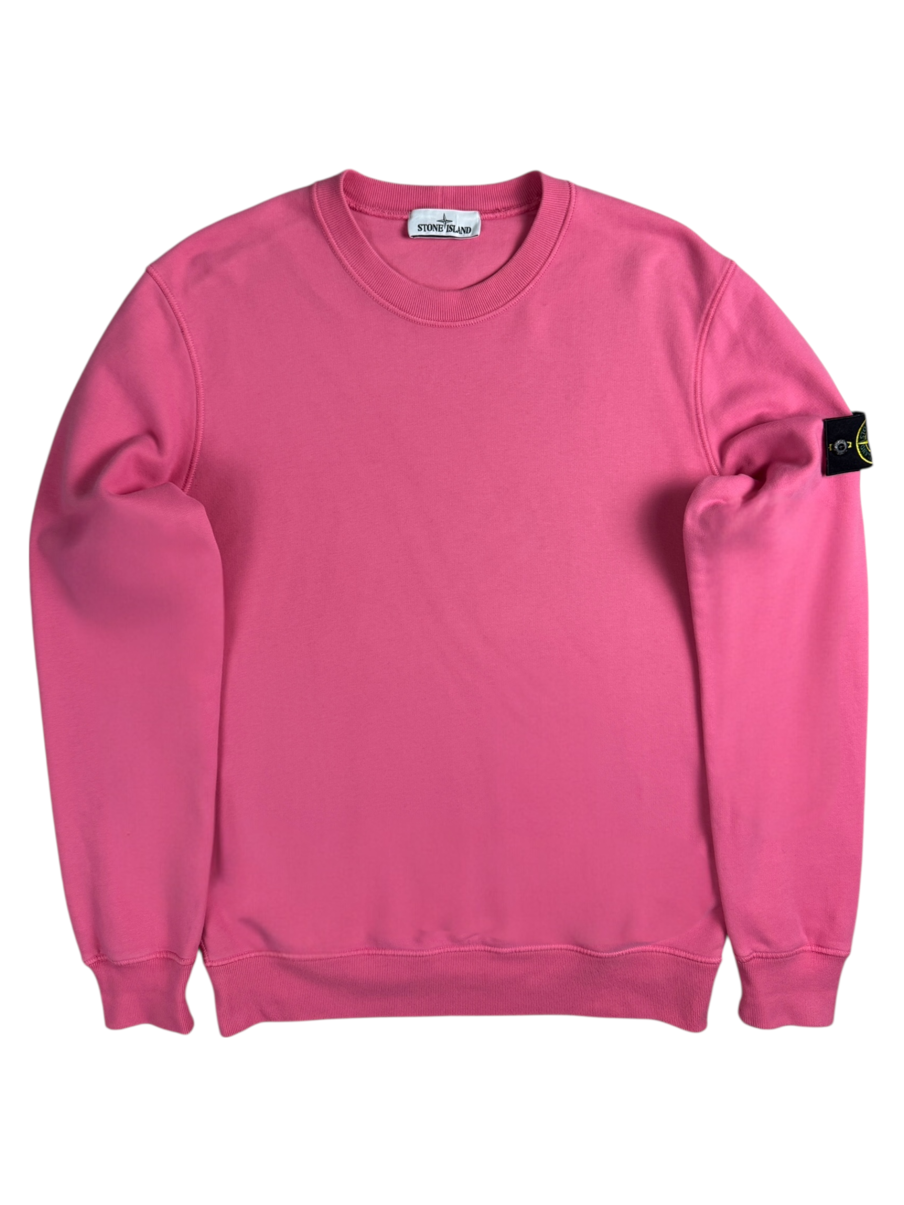 Sweat Stone Island rose taille L - Vue de face