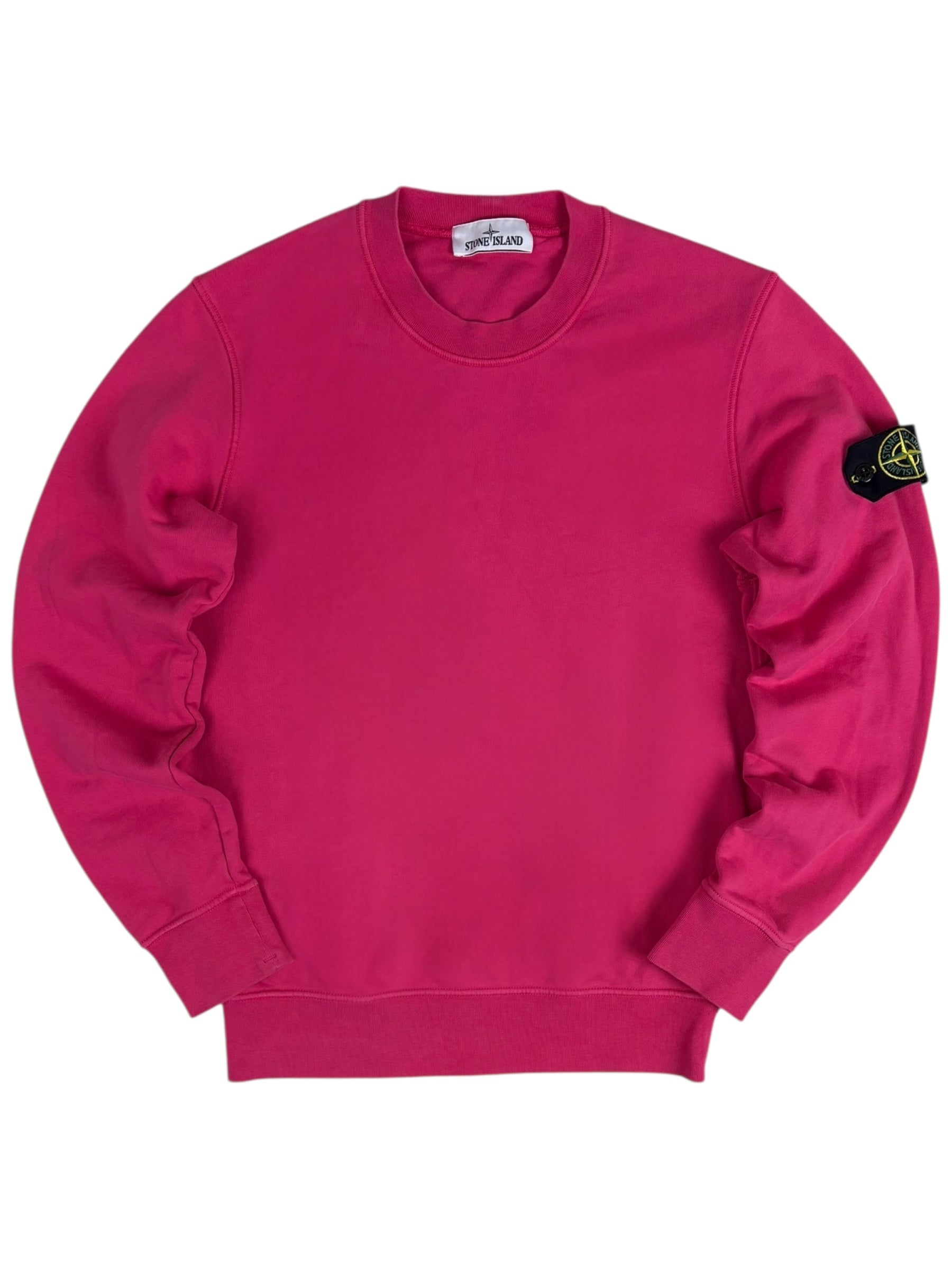 Sweat Stone Island rose taille S - Vue de face