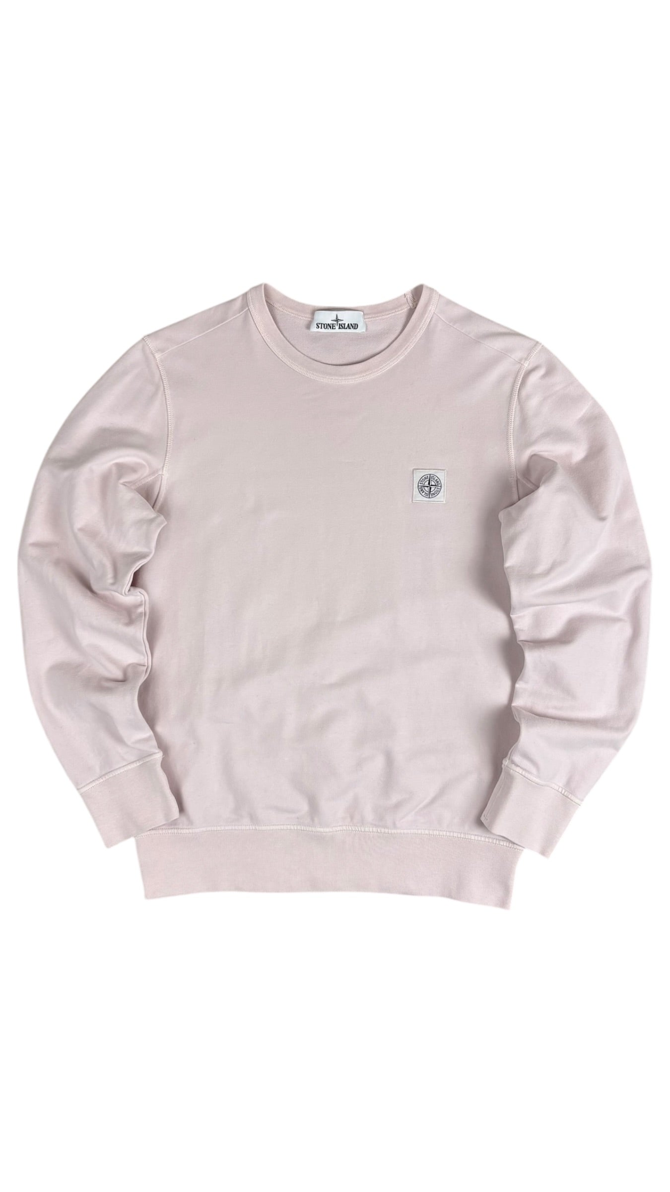 Sweat Stone Island rose taille S - Vue de face
