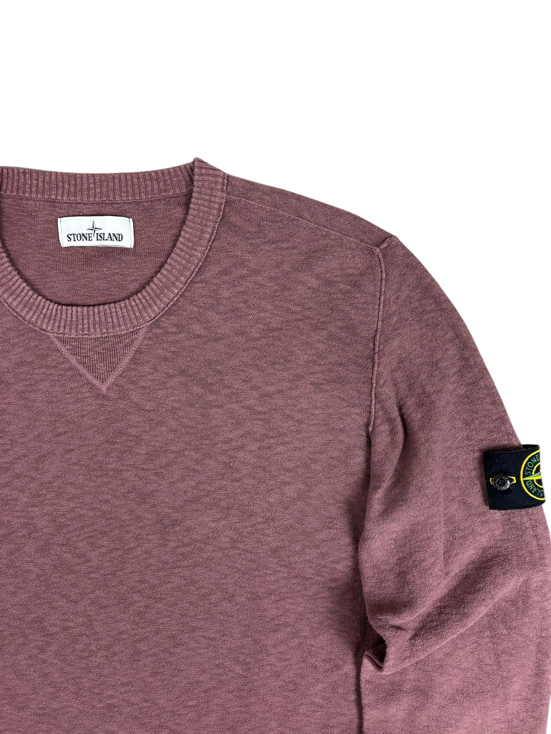 Sweat Stone Island rose taille XL - Vue de dos